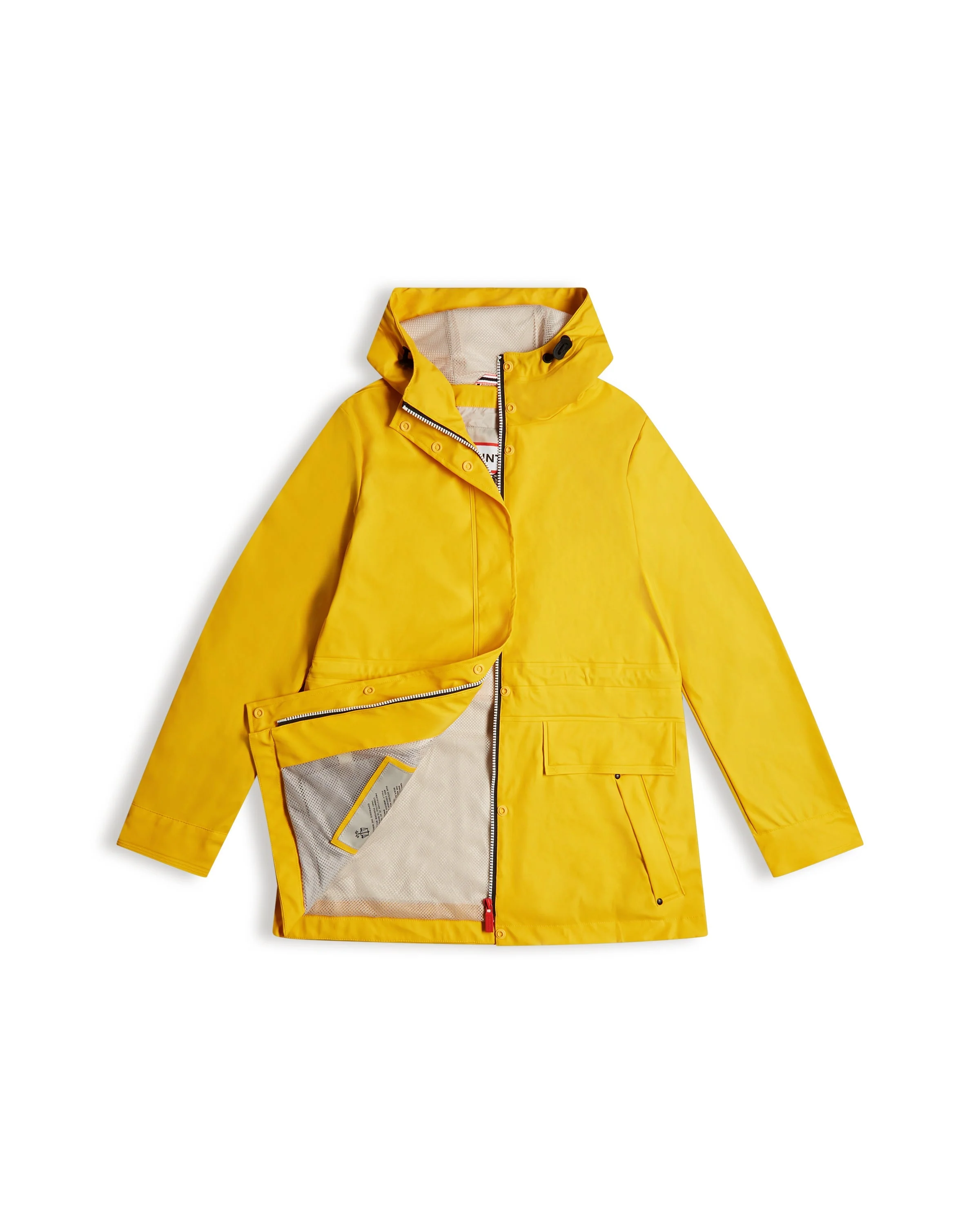 レディース ライトウェイト ウォータープルーフ レイン ジャケット  -  イエロー