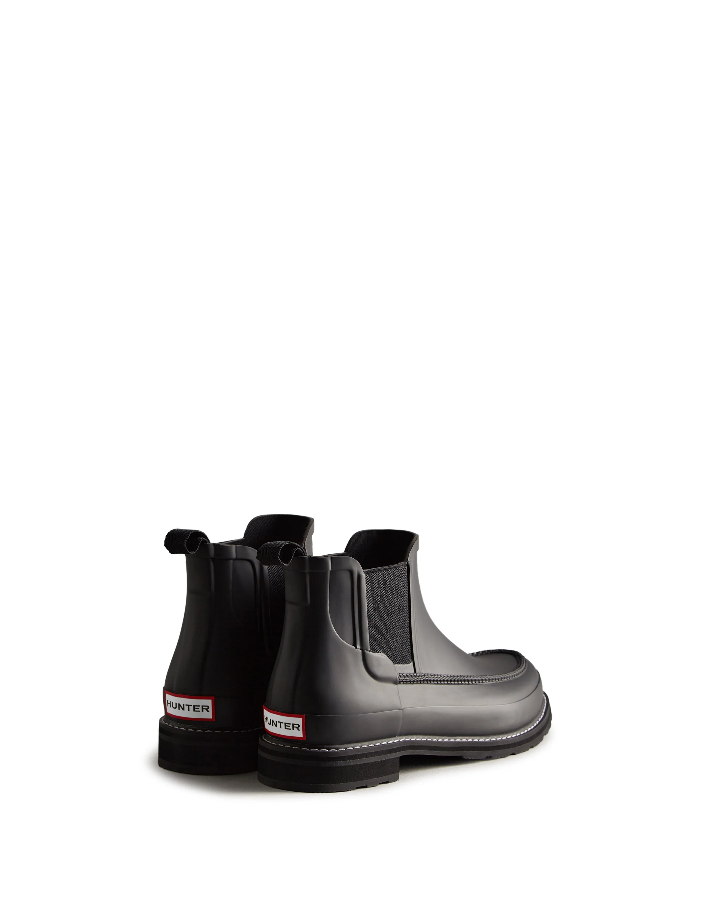 メンズ リファインド モック トゥ チェルシー ブーツ  -  ブラック/ブラック