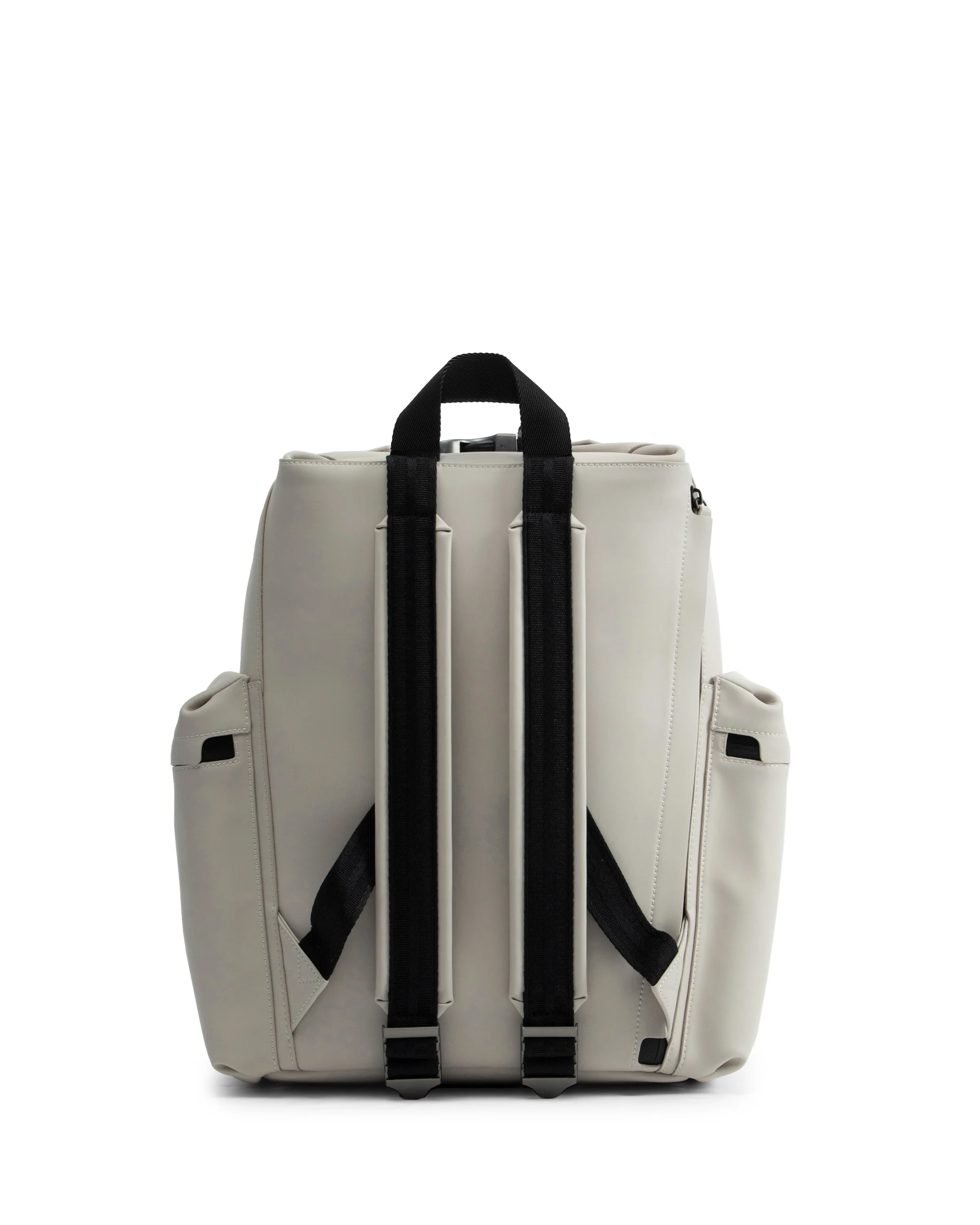 オリジナル ミディアム トップクリップ バックパック  -  ラバーレザー - スティール
