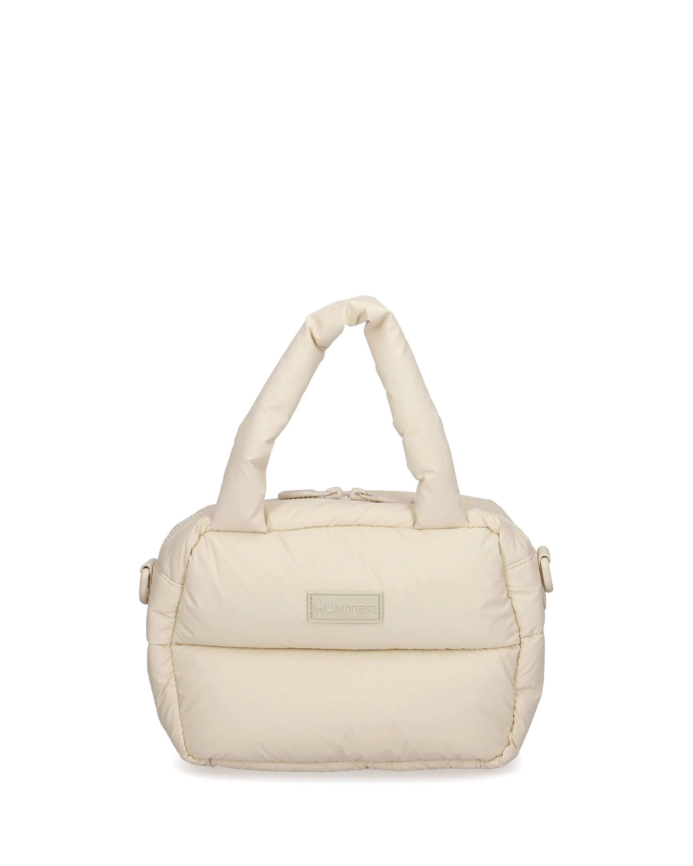 イントレピッド エクストラ パフド ミニ ボストン - キャンバスクリーム