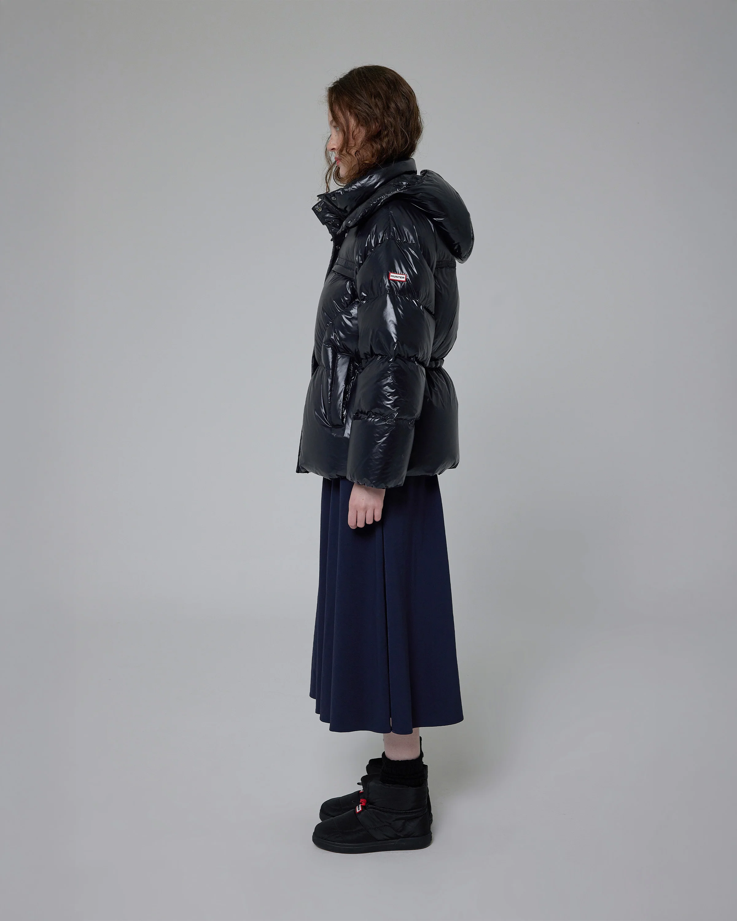 レディース イントレピッド ミドル ダウン ジャケット - ブラック