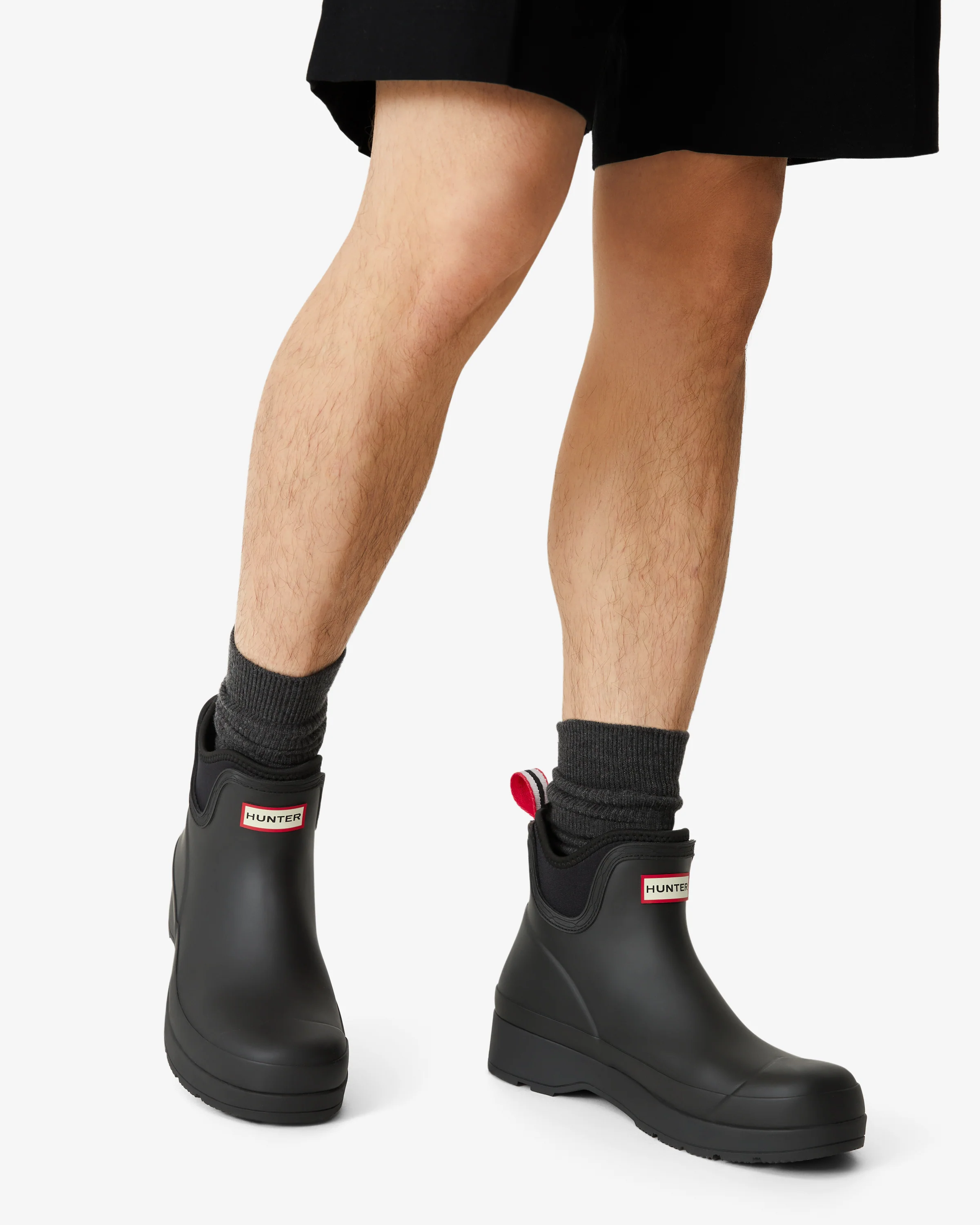 メンズ プレイ ネオプレン チェルシー ブーツ  -  ブラック