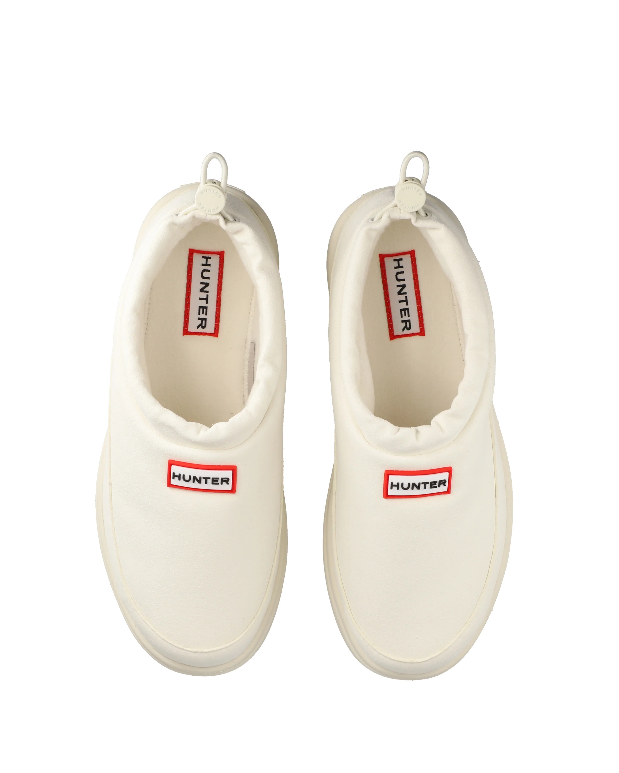 ユニセックス イン/アウト ビーガン スエード スリッパ - シェイデッド ホワイト