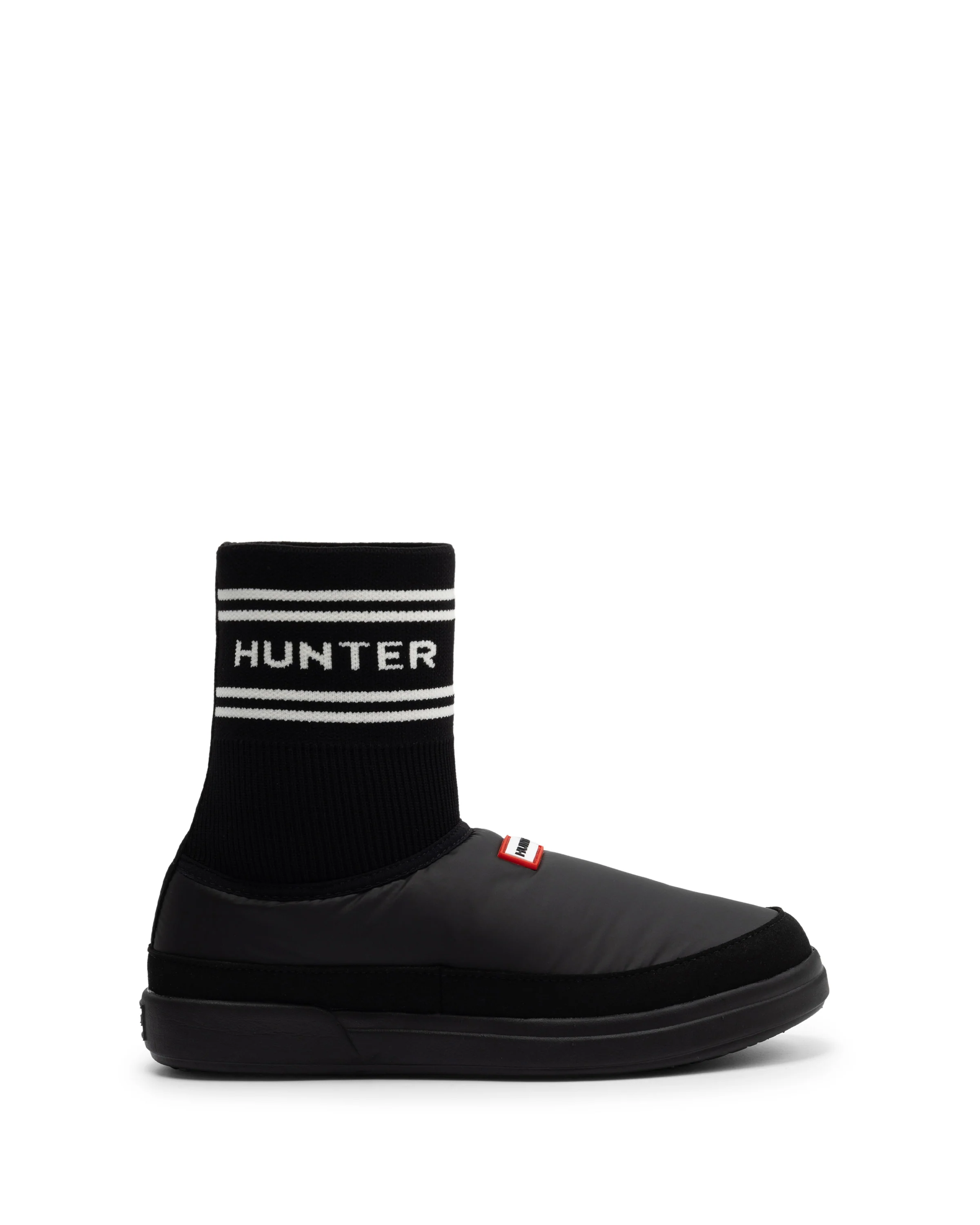 ユニセックス イン/アウト ハンター ニッテッド ソック スリッパ - ブラック