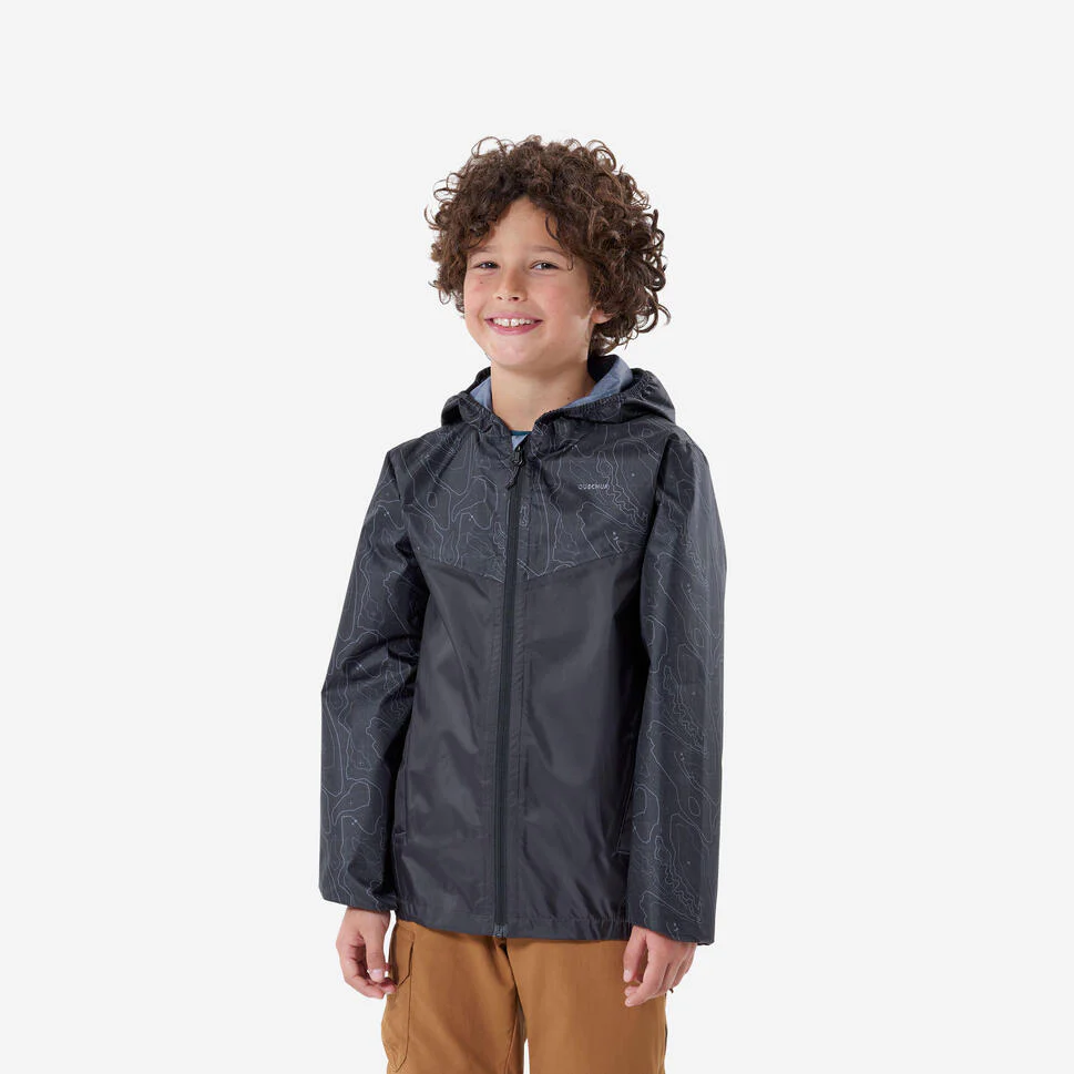 Quechua Kids’ MH150 Waterproof Hiking Jacket – Ages 7–15