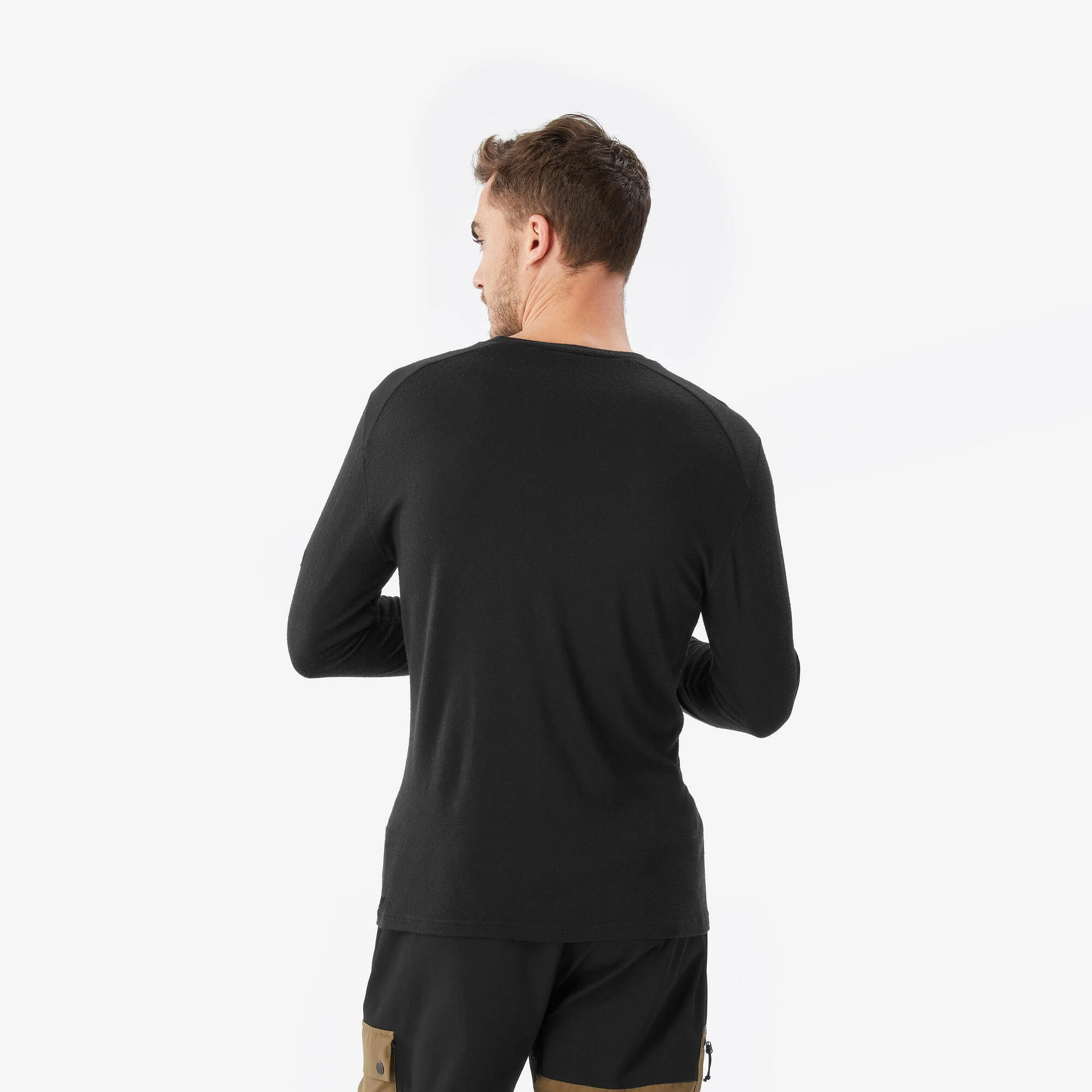 Simond Men's MT500 Long-sleeve 100% Merino Wool T-shirt