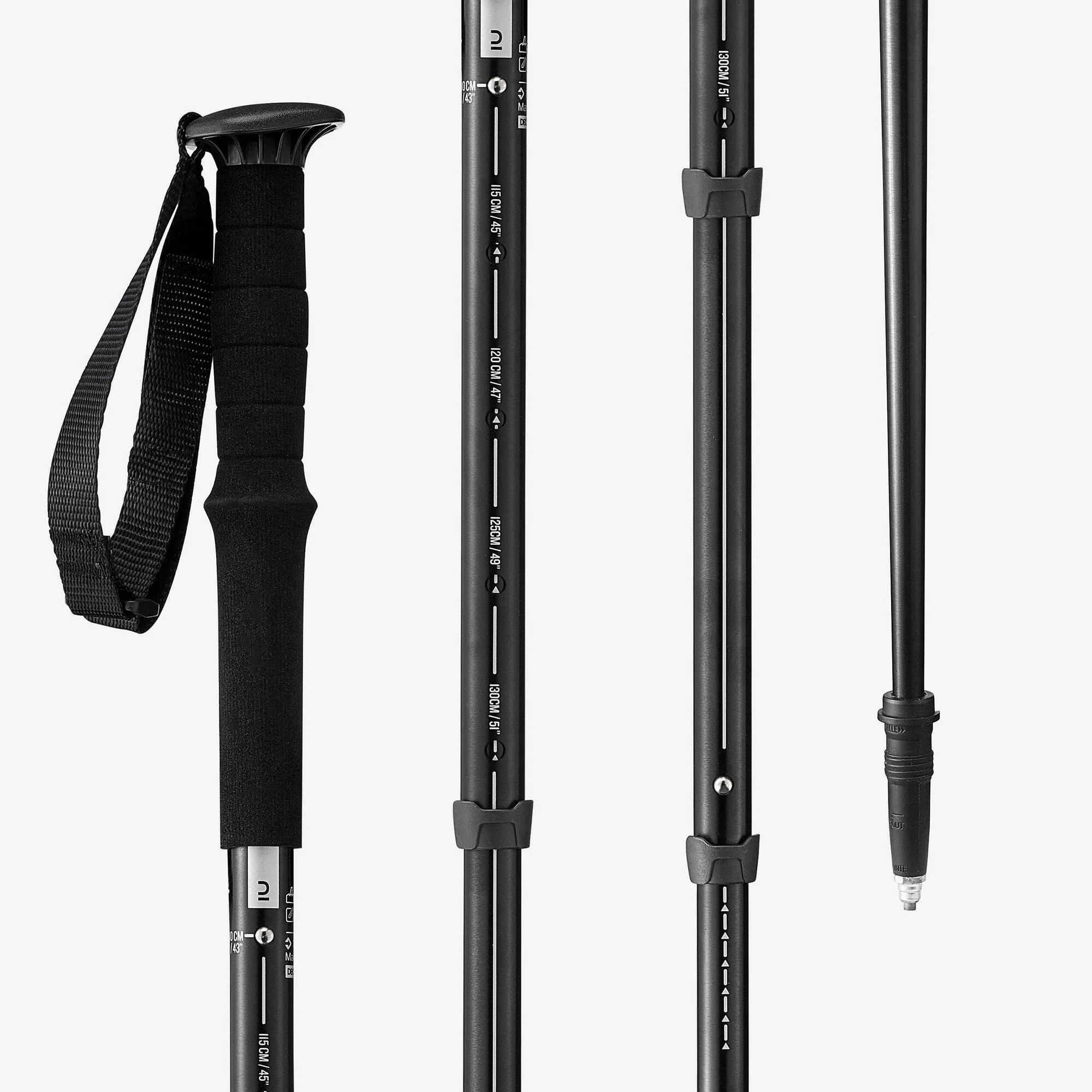 Forclaz MT100 Comfort Hiking Pole (Single Pole)