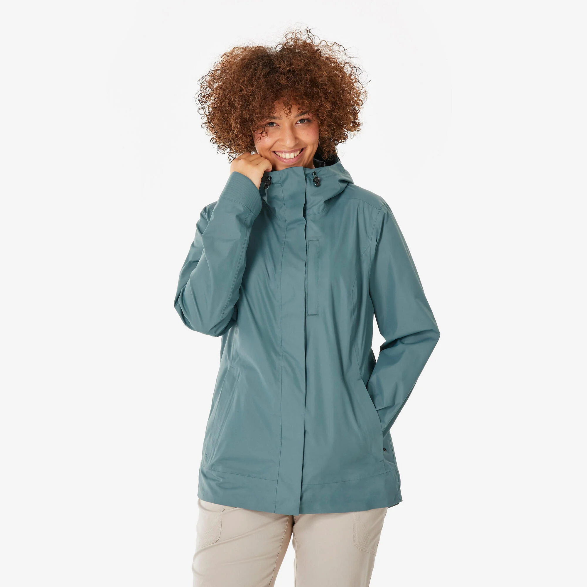 Quechua Women’s NH500 Waterproof Hiking Rain Jacket