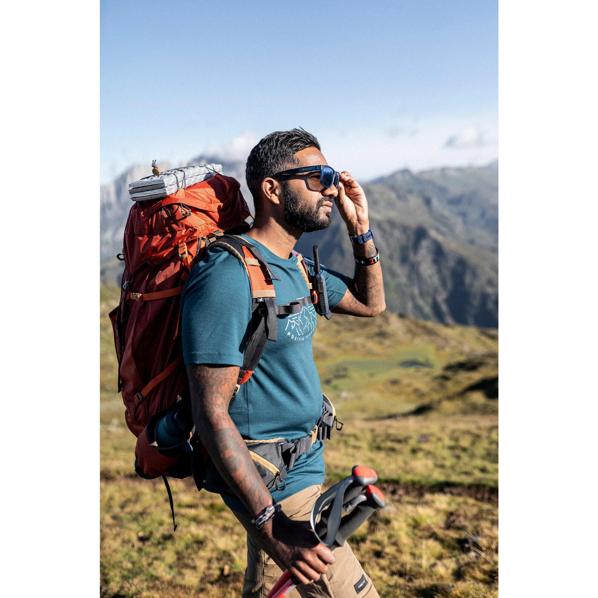 Simond Men's MT500 Air 60 + 10 L Backpacking Pack