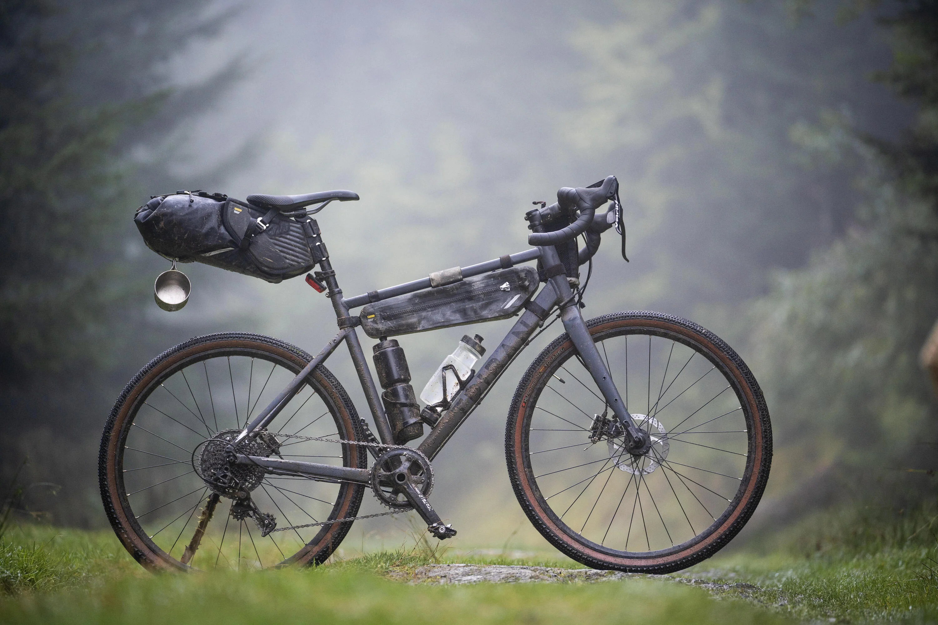 Riverside Bikepacking Half-Frame Waterproof Frame Bag IPX6 - Size M L XL