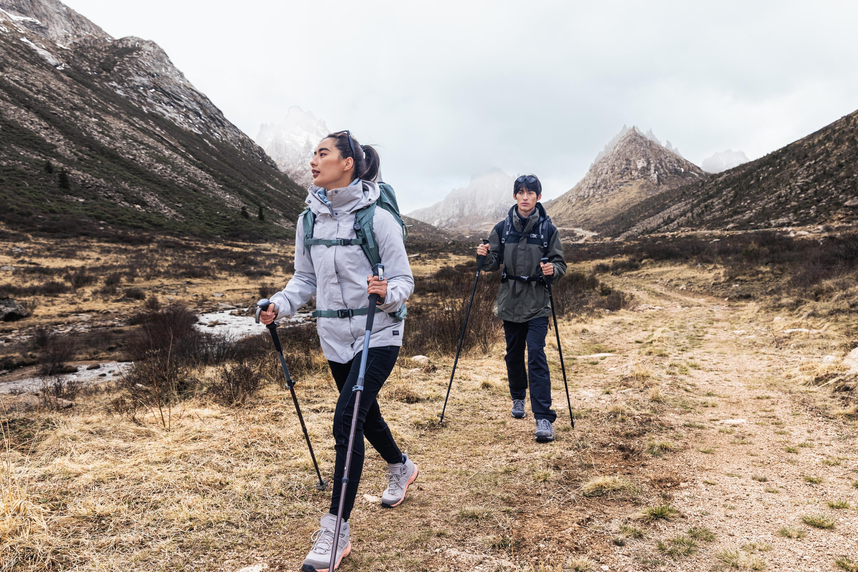 Forclaz MT100 Comfort Hiking Pole (Single Pole)