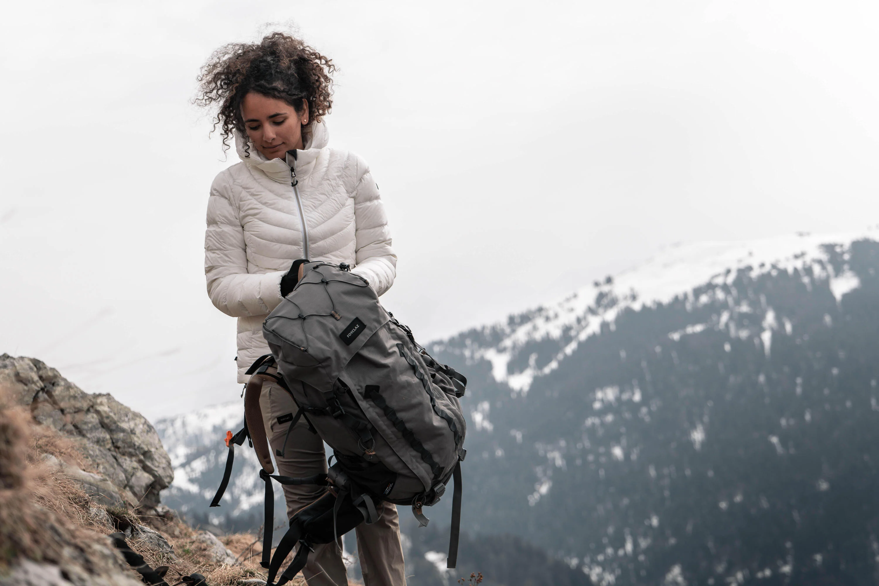 Forclaz Women's MT500 Hooded Down Puffer Jacket