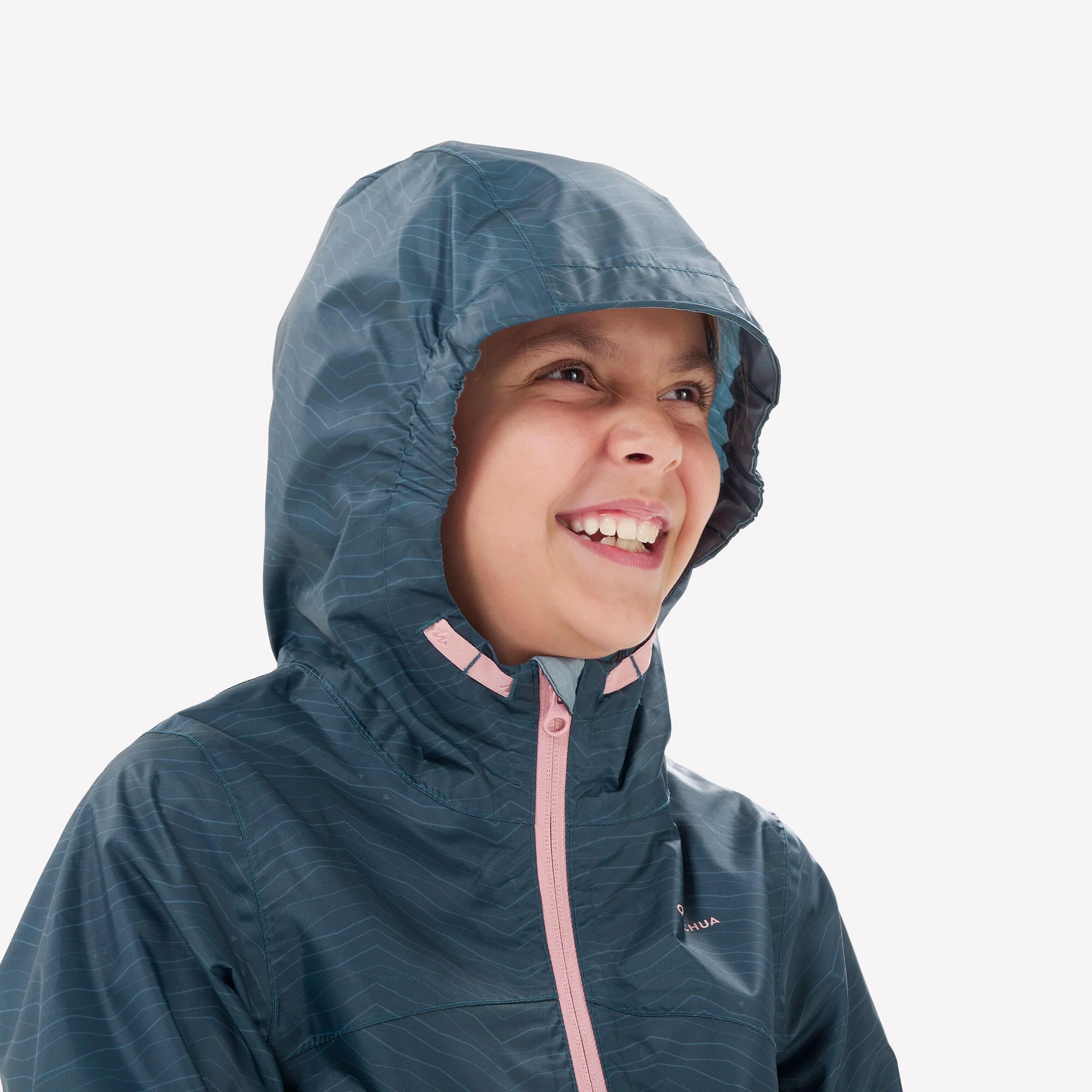 Quechua Kids’ MH150 Waterproof Hiking Jacket – Ages 7–15