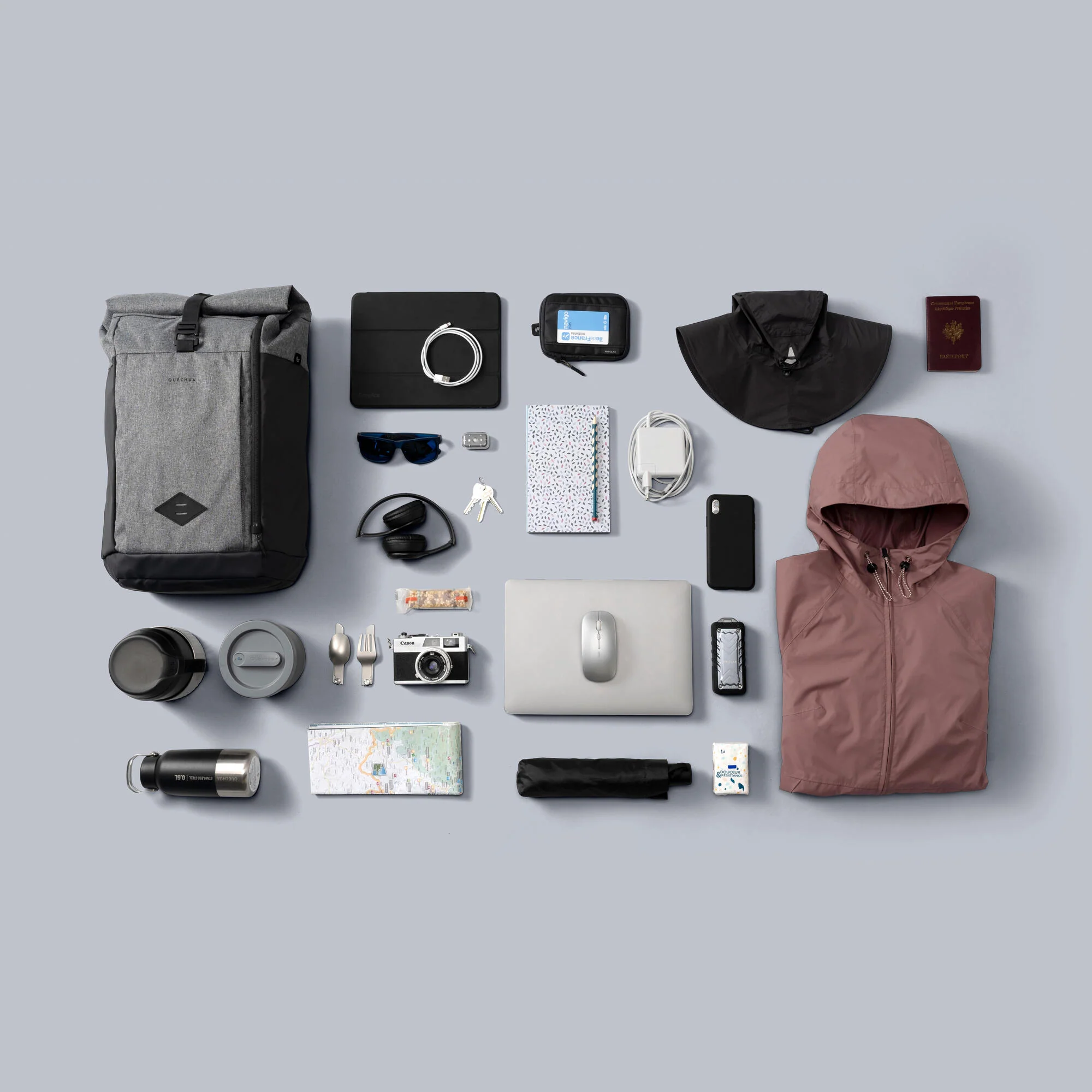 Quechua NH Escape 500 Rolltop 23 L Backpack