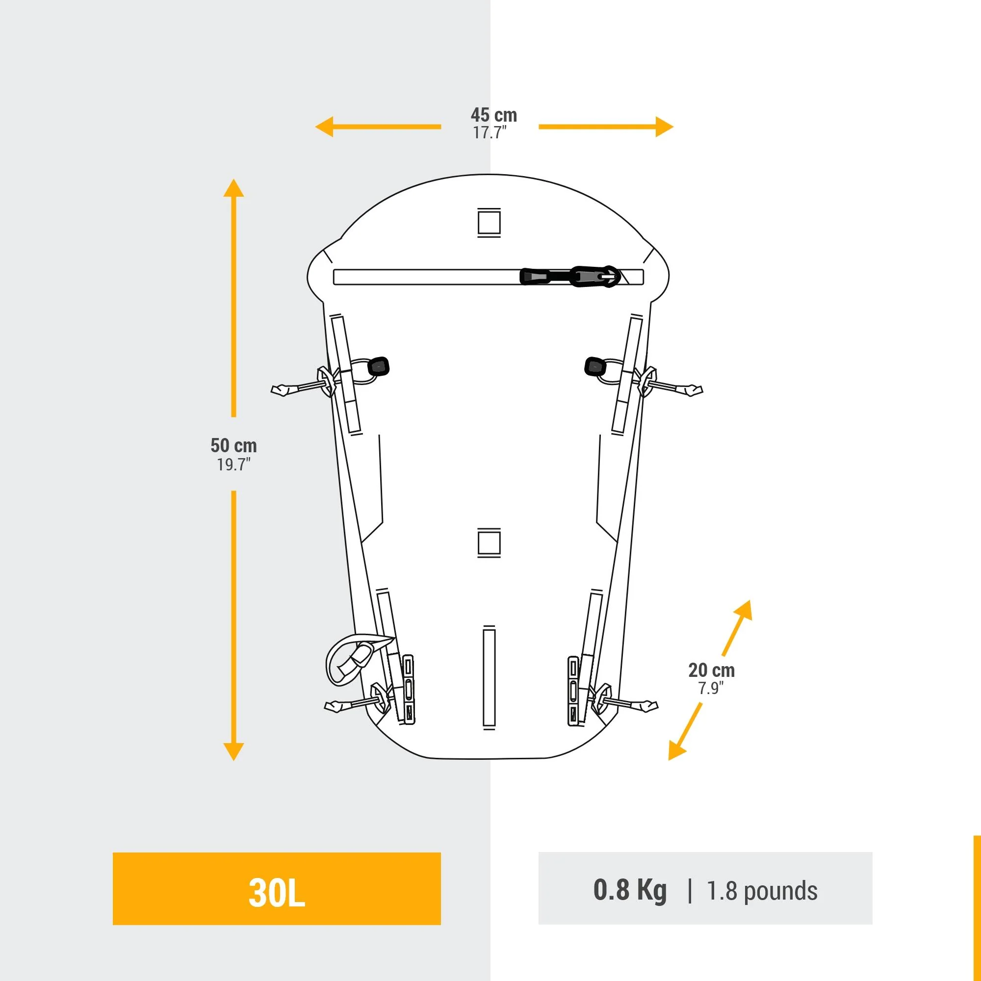 Simond Ice 30L Waterproof Mountaineering Backpack
