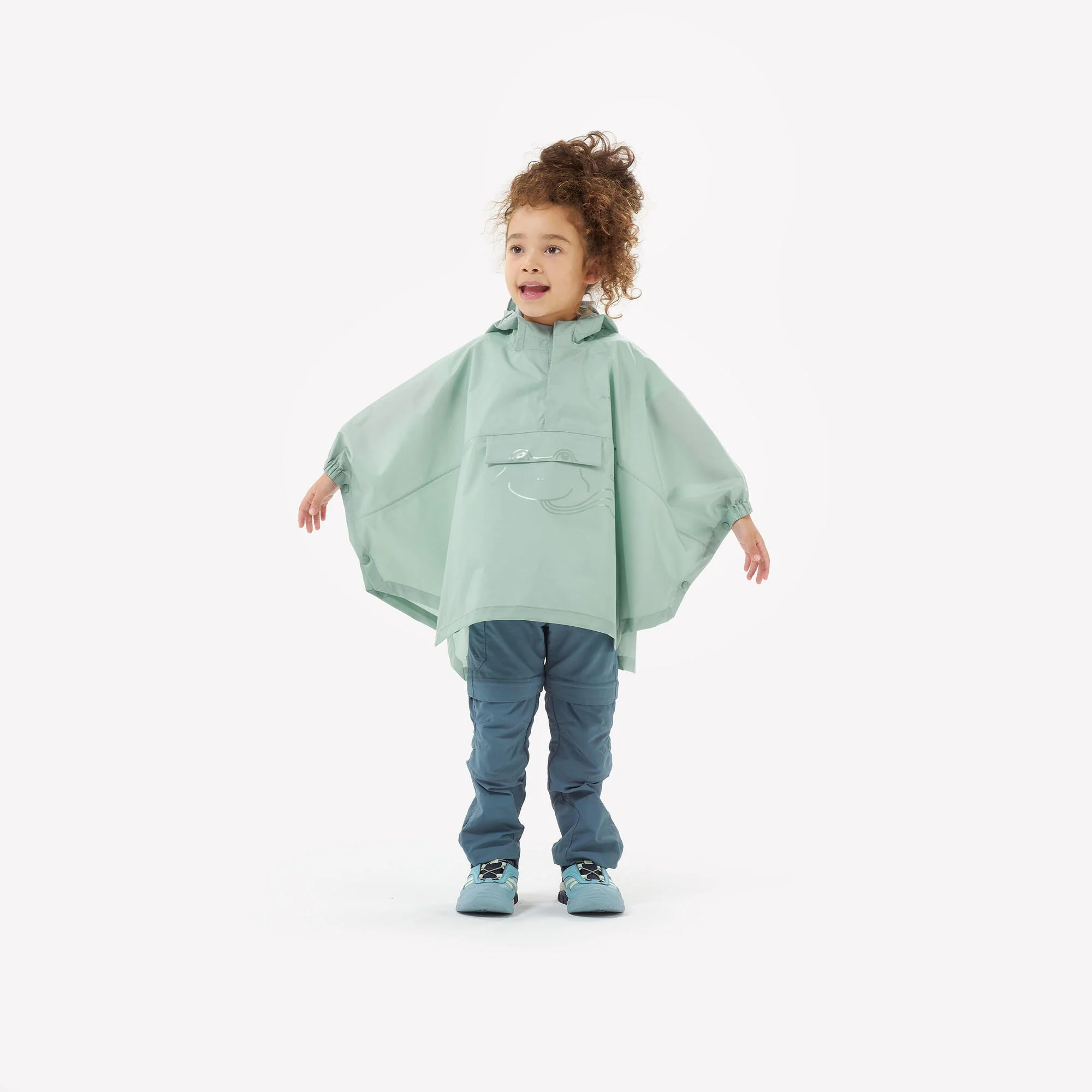 Quechua Kids’ MH100 Rain Poncho – Ages 2–6