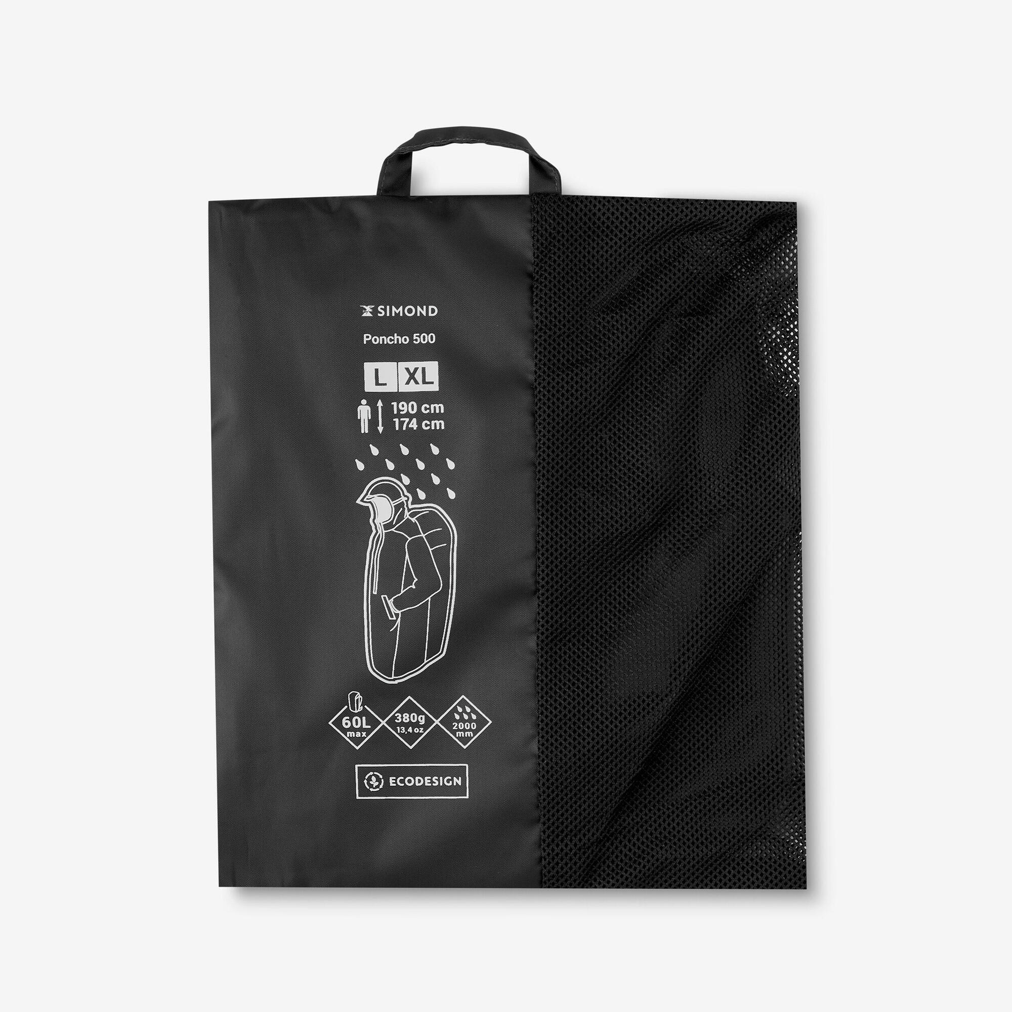 Simond MT500 60L Hiking Rain Poncho