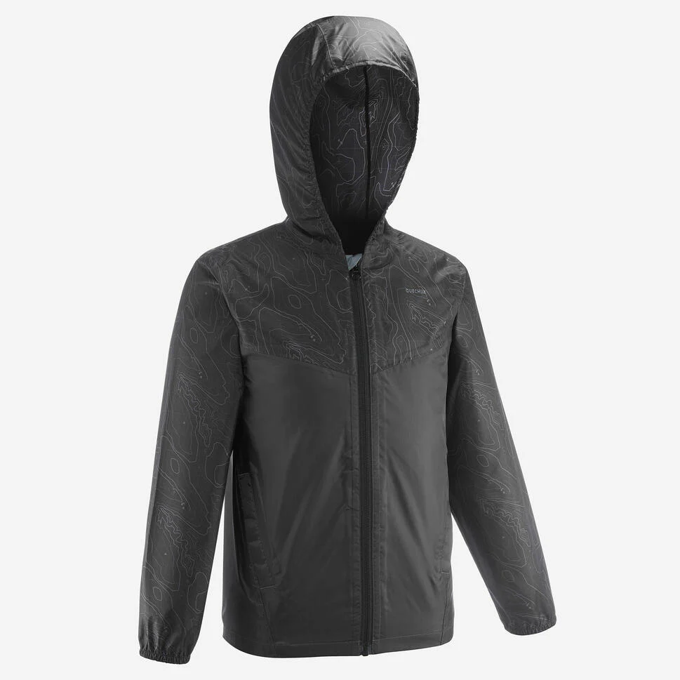 Quechua Kids’ MH150 Waterproof Hiking Jacket – Ages 7–15