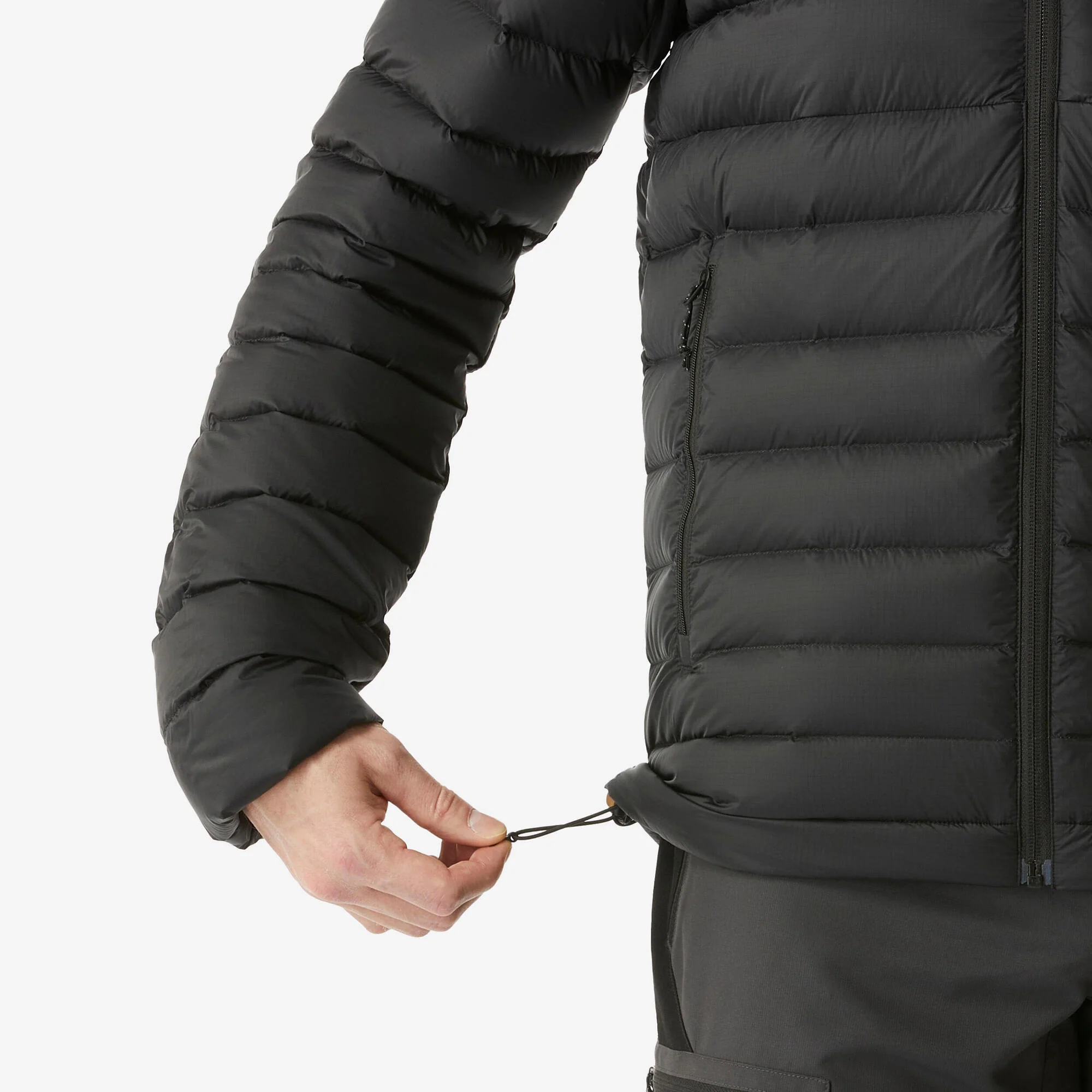 Forclaz Men's mountain and Backpacking padded and hooded jacket - MT500 14°F