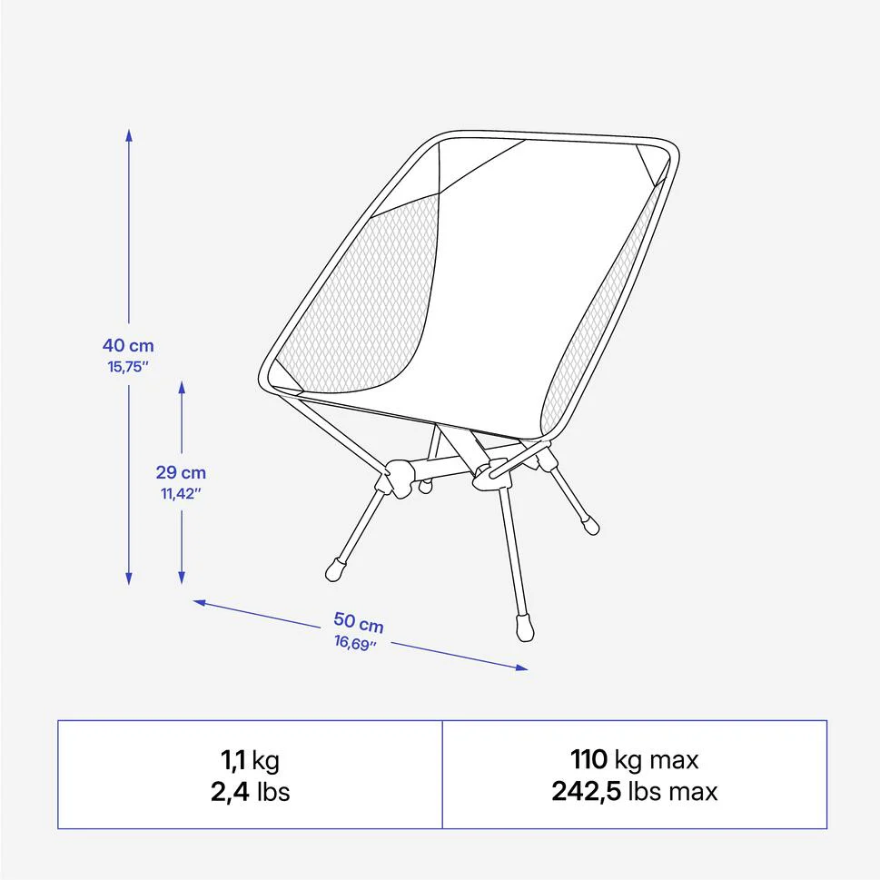 Quechua MH500 Compact Camp Chair