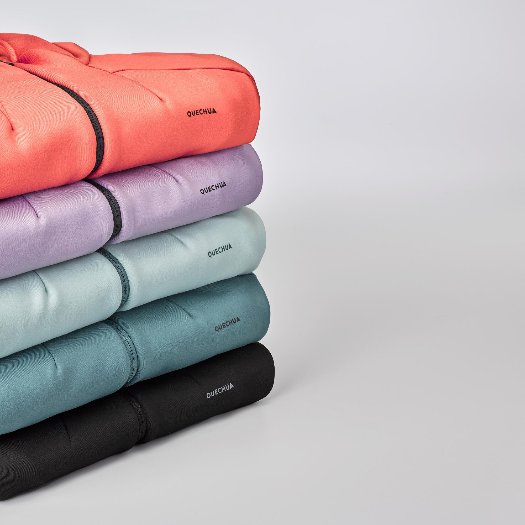 Quechua Women's Hiking Fleece Jacket - MH520 Hood