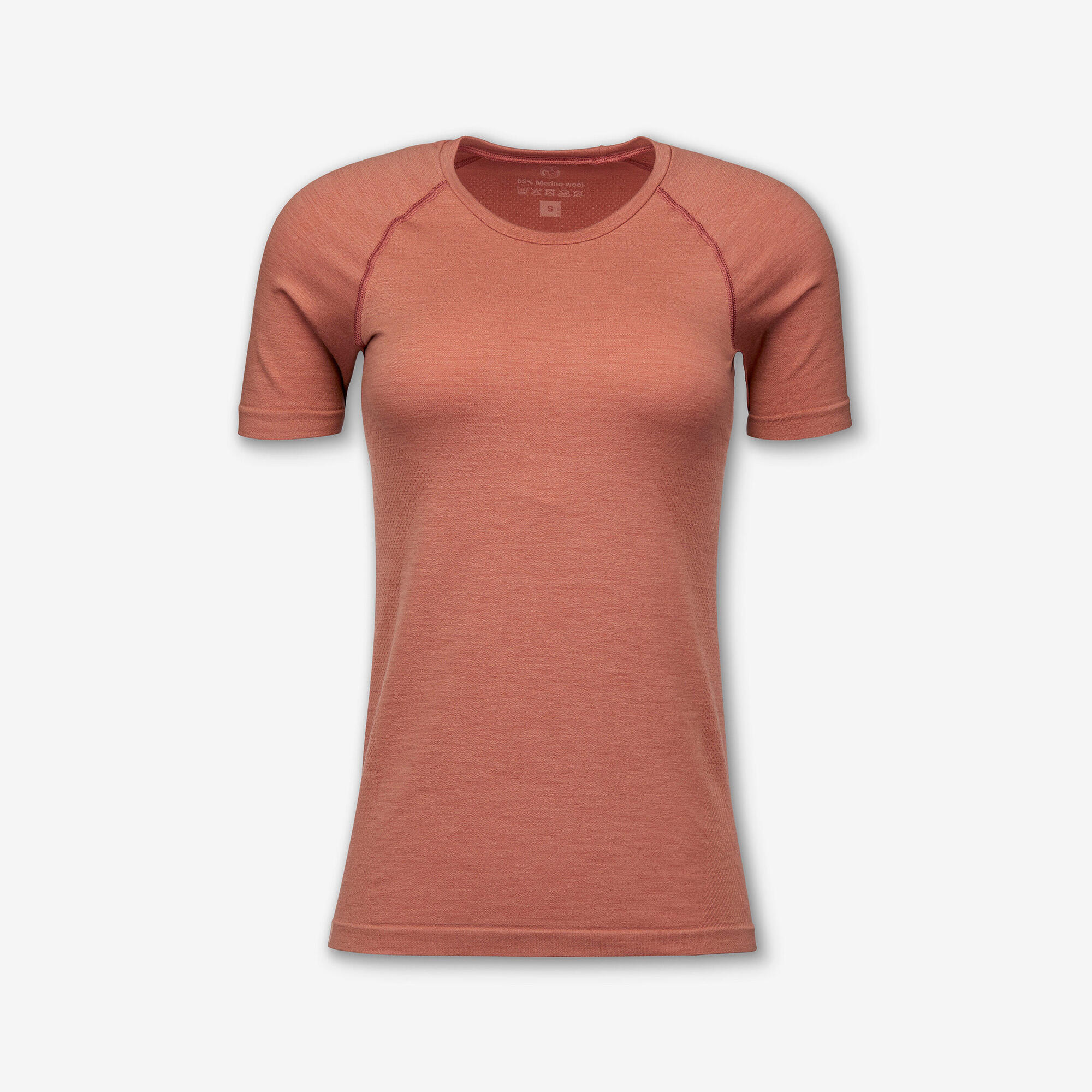 Simond Women's seamless short-sleeved Merino wool Backpacking t-shirt - MT900