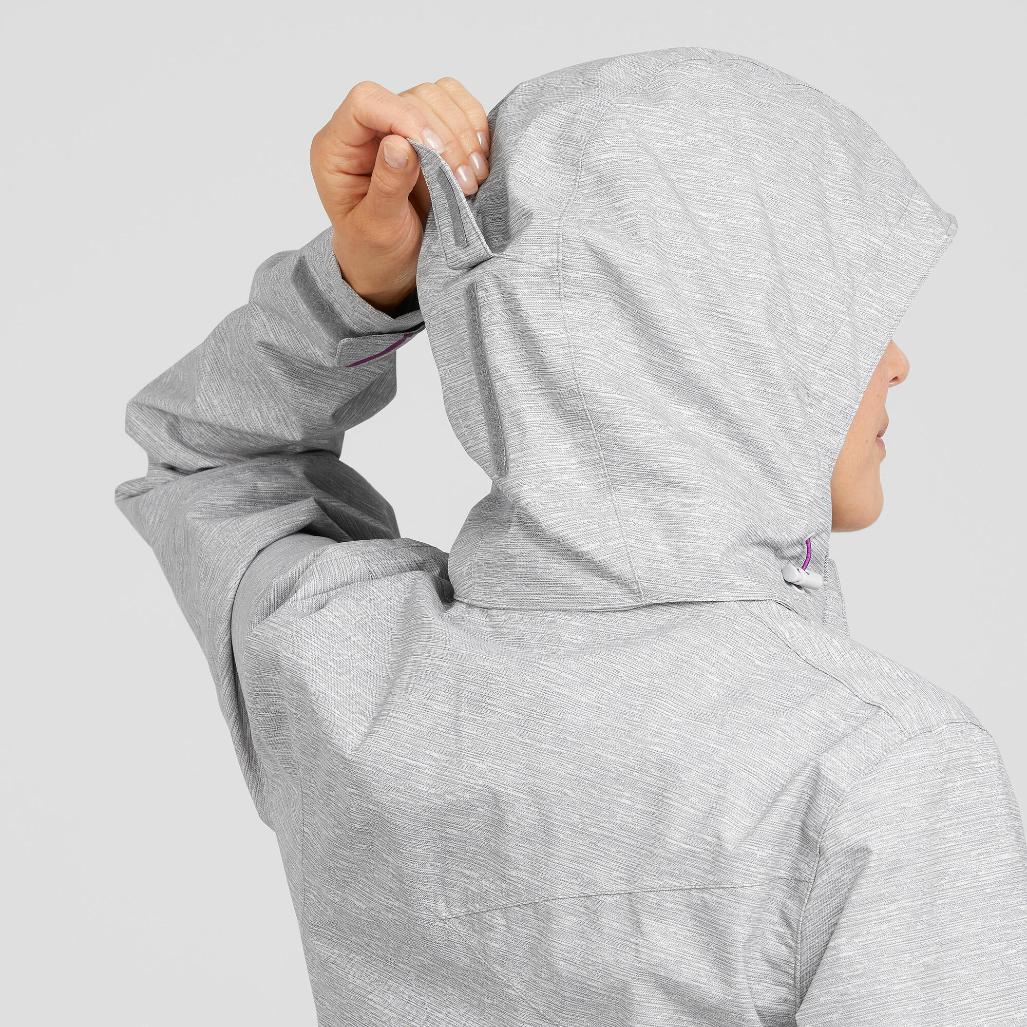 Quechua Women's waterproof mountain walking jacket MH100