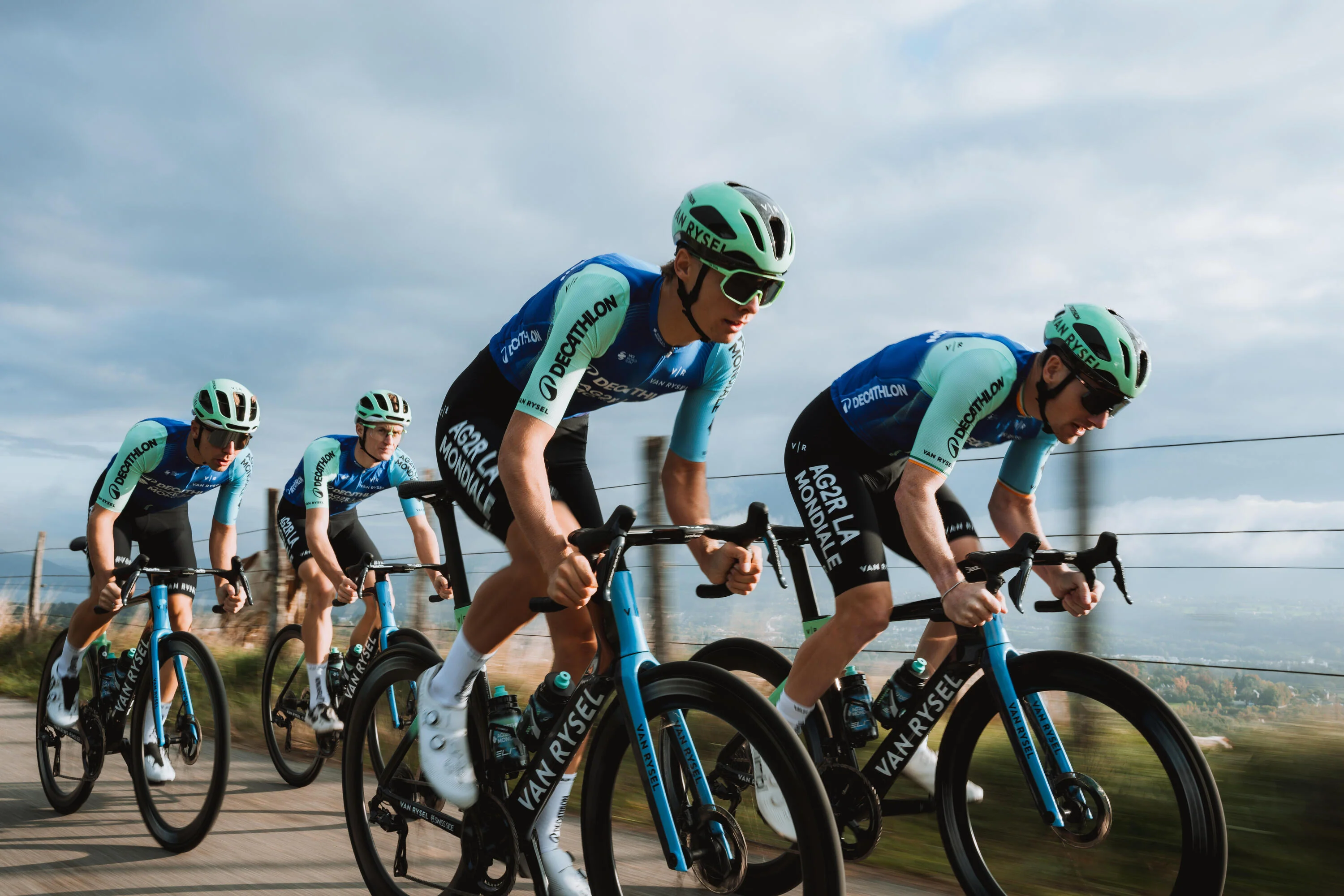 Van Rysel Road Cycling Replica Jersey - AG2R La Mondiale Team