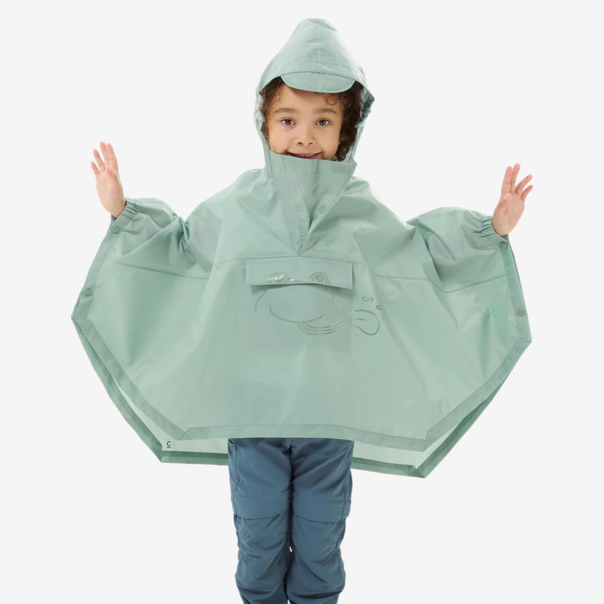 Quechua Kids’ MH100 Rain Poncho – Ages 2–6