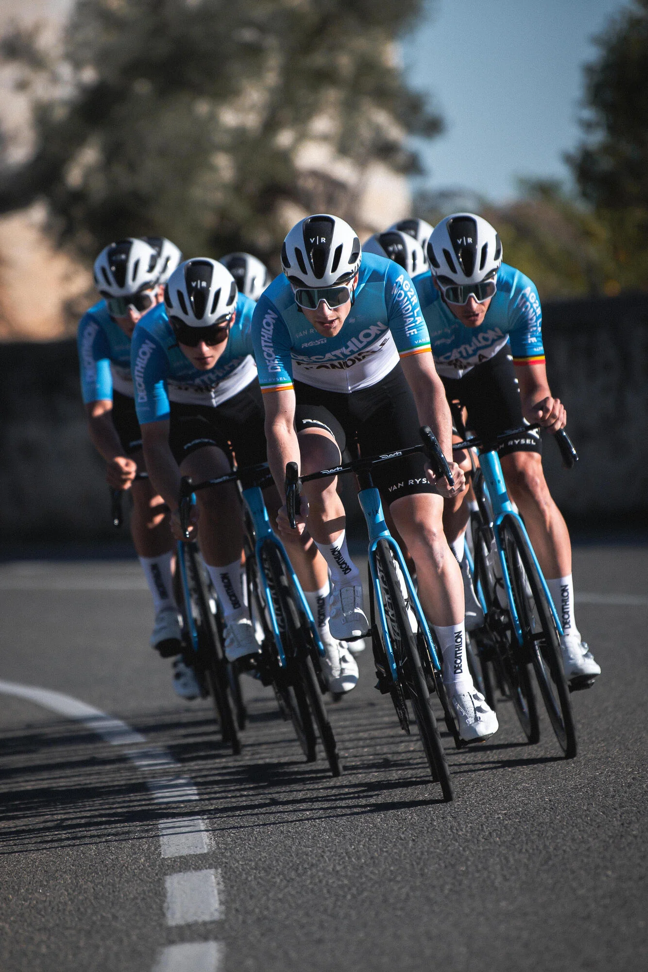 Van Rysel RCR Pro Replica Dura Ace Road Bike - Di2 AG2R Team