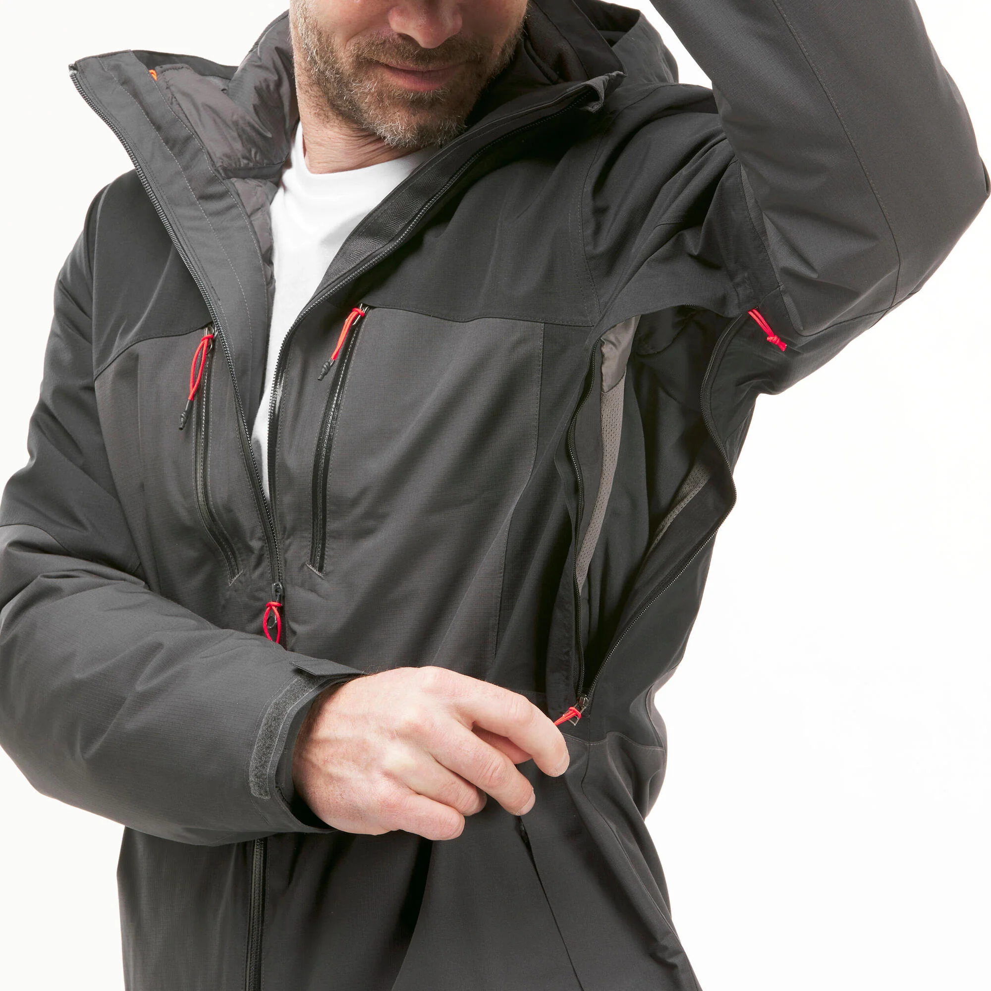 Forclaz Men's Travel 500 3-in-1 Waterproof Jacket