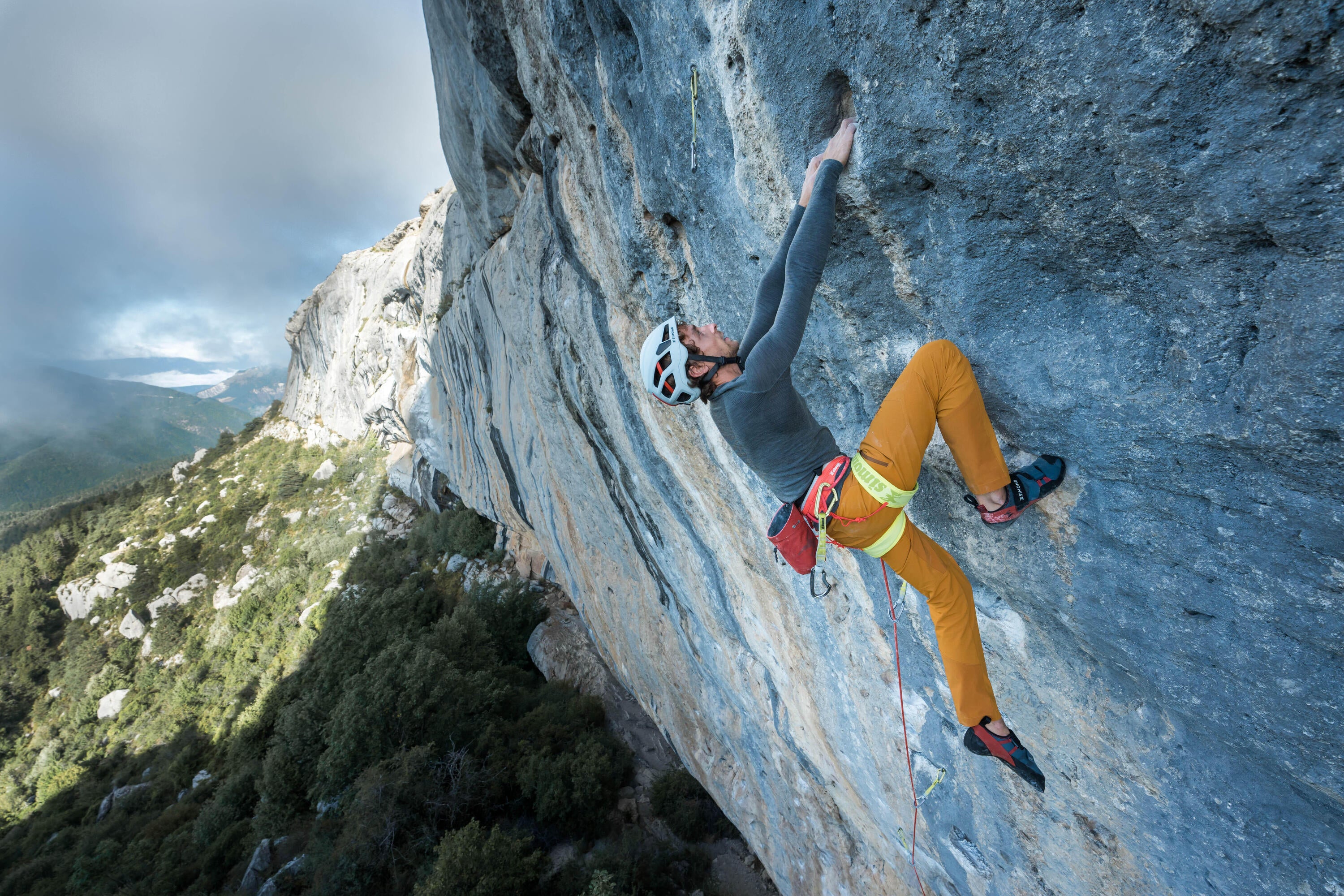 Simond Men's Alpinism Seamless Wool Long-Sleeve Shirt