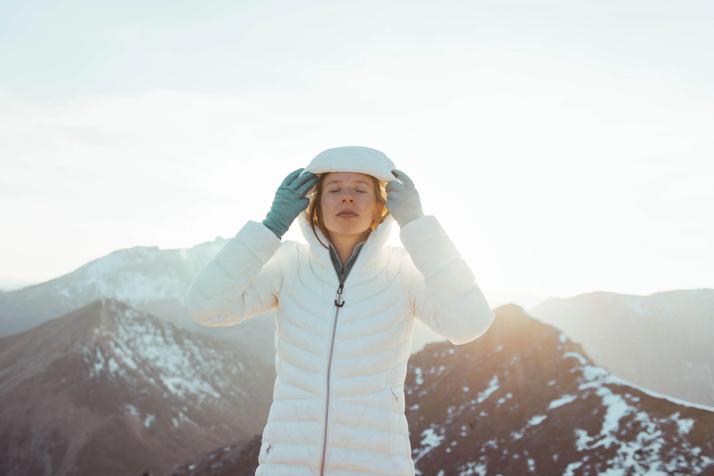 Forclaz Women's MT500 Hooded Down Puffer Jacket