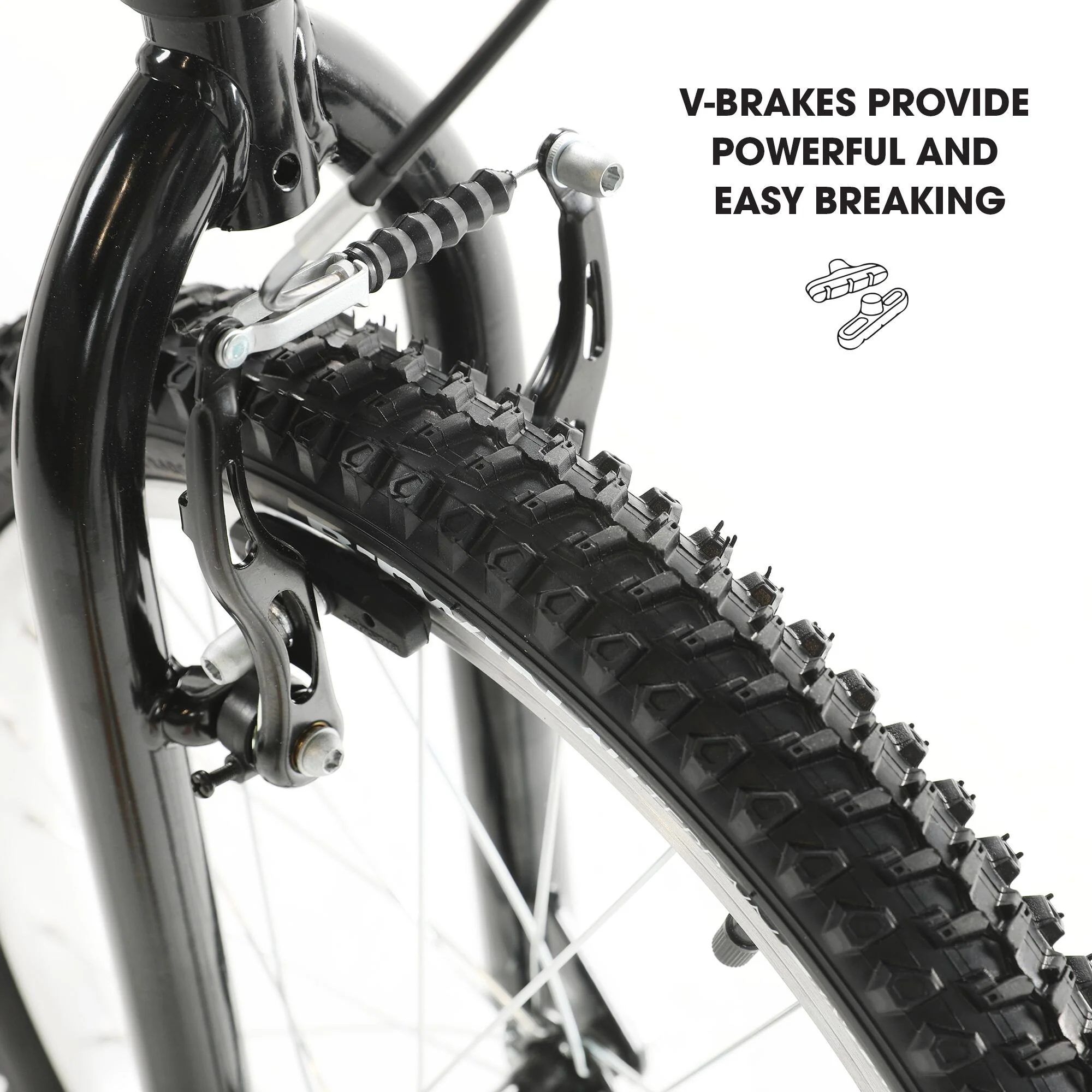 Btwin Rockrider ST100 Mountain Bike 20 Kids 3'11 to 4'5