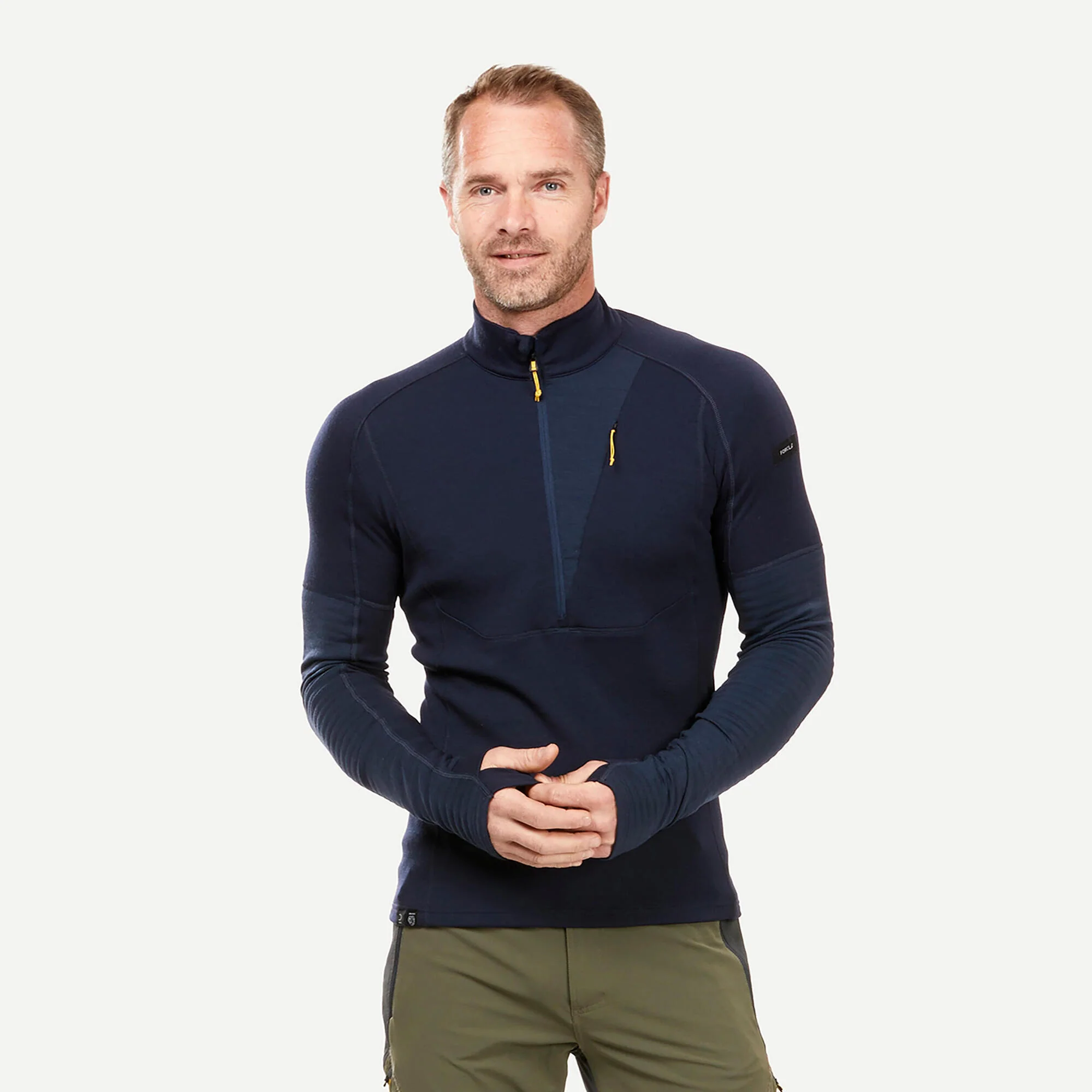 Simond Men's Merino Wool Long-Sleeved Backpacking T-Shirt - MT900