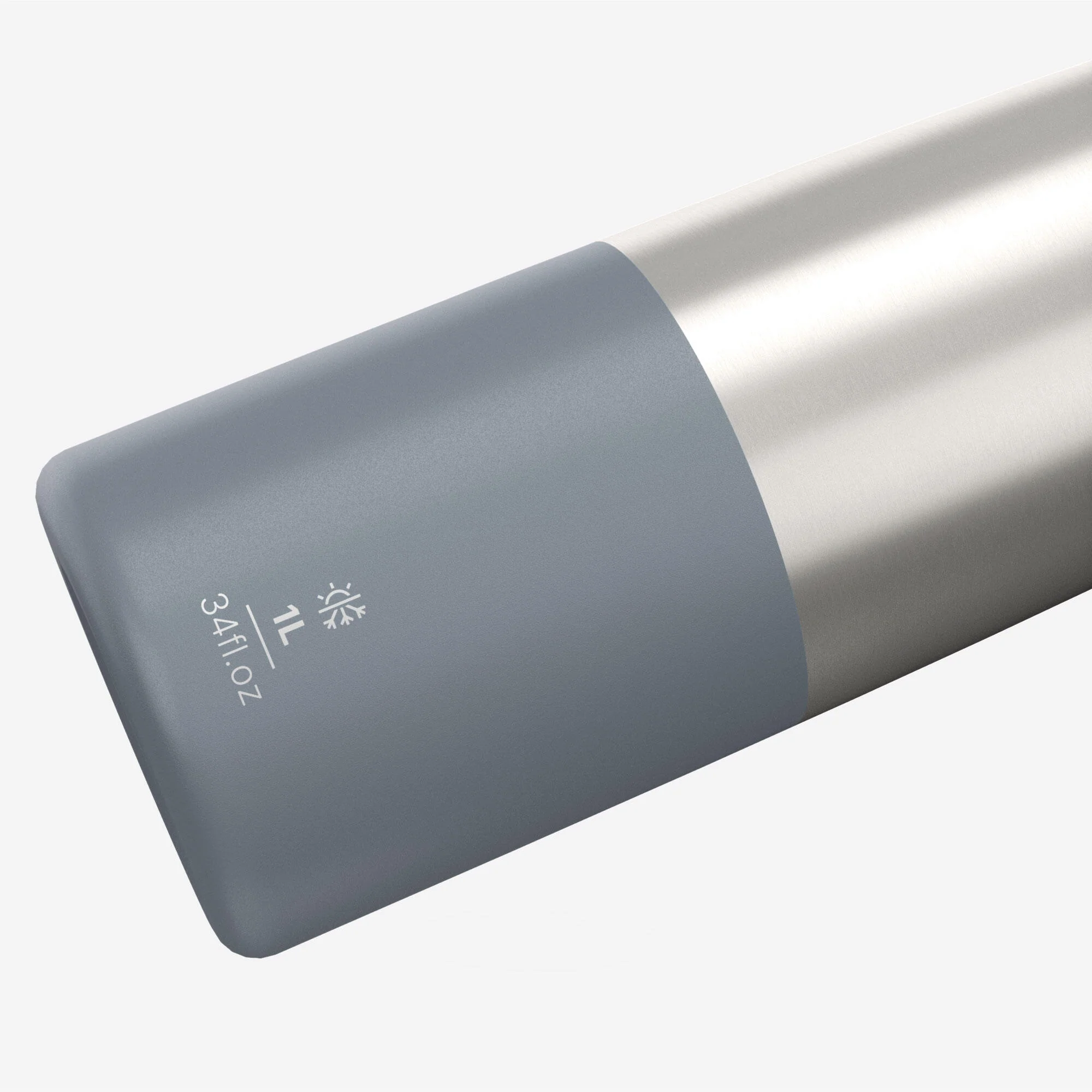 Quechua MH900 Double-Wall Insulated 1 L Water Bottle