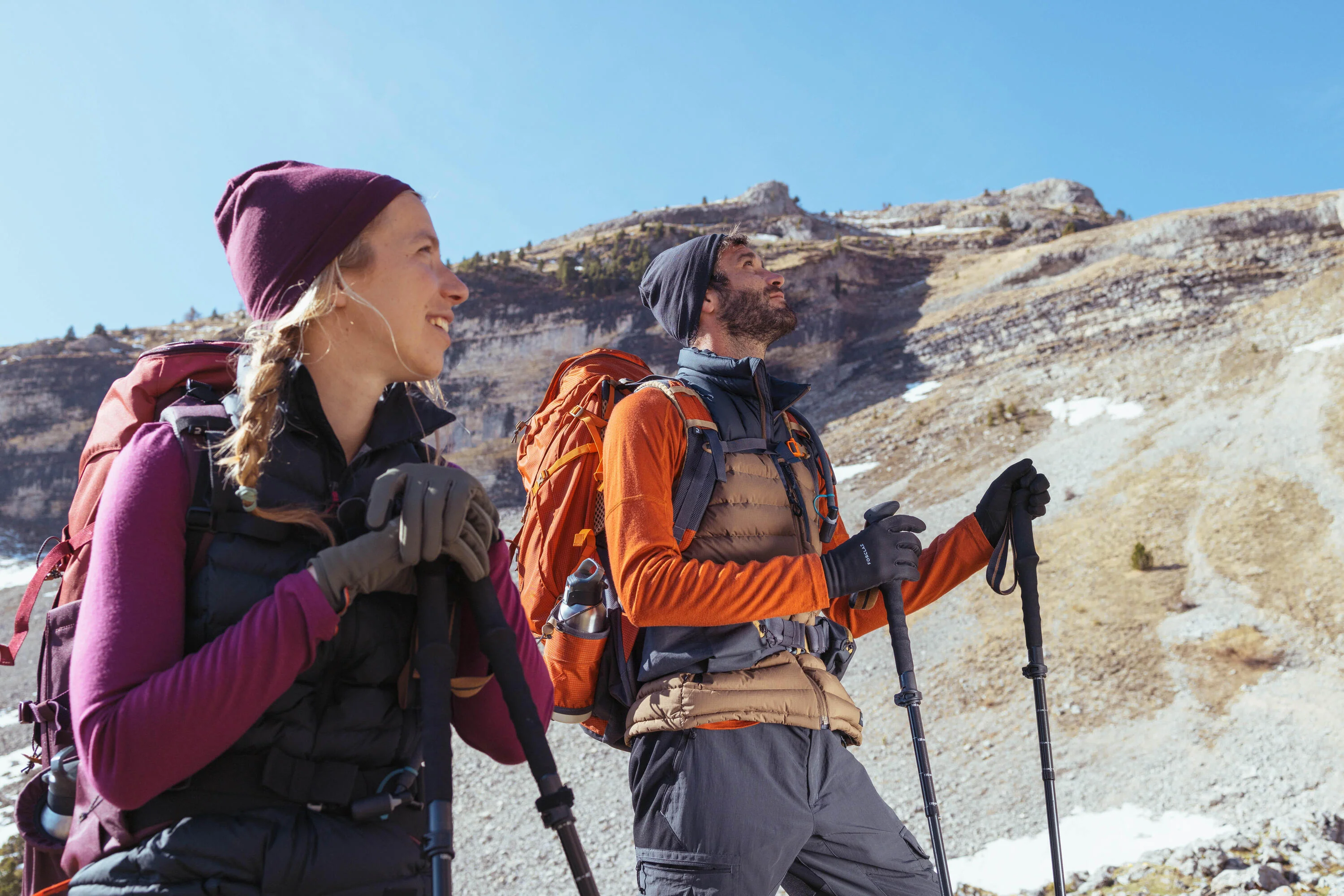 Forclaz Adult MT500 Touchscreen Stretch Backpacking Gloves