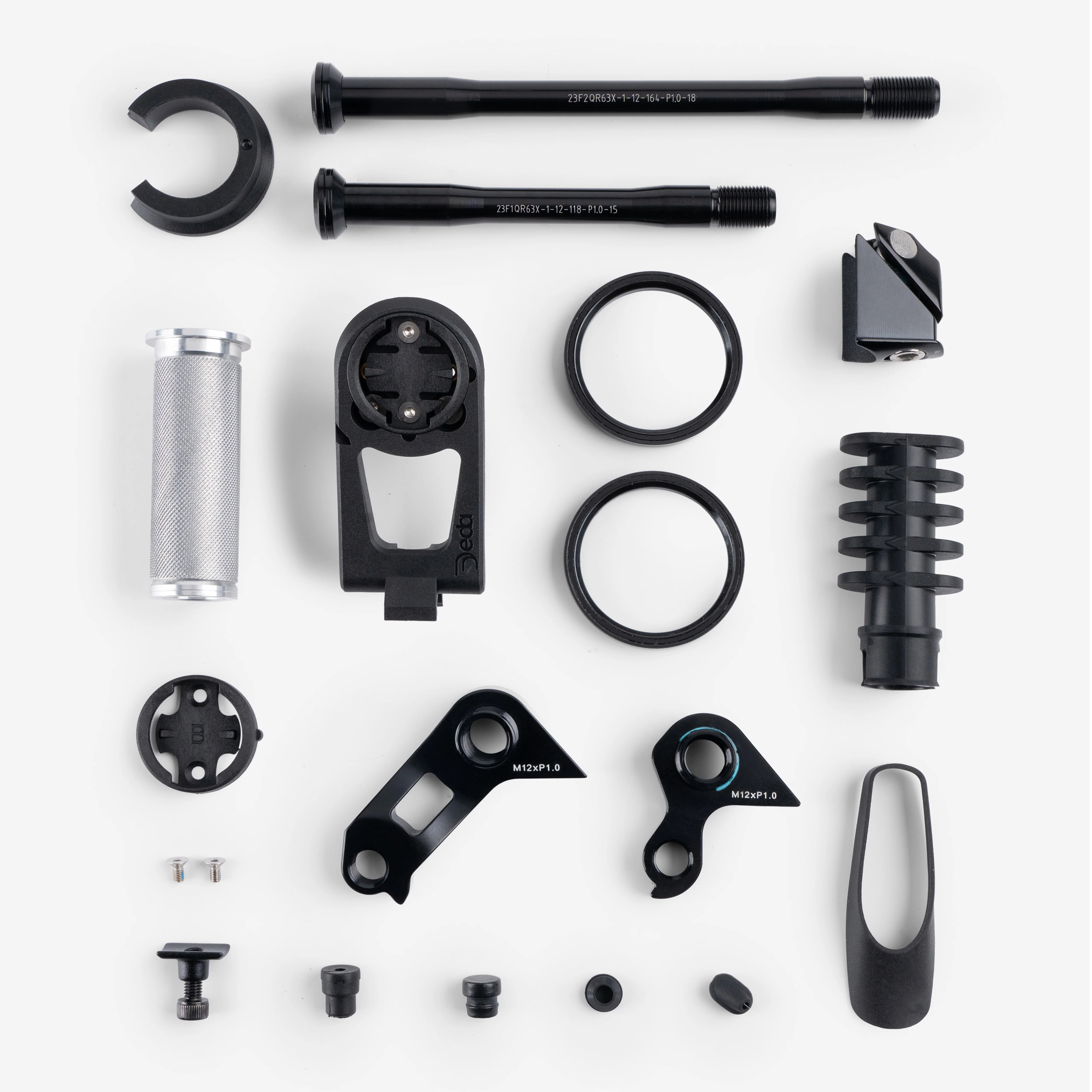 Van Rysel RCR Pro Frame Kit Raw Carbon + Fork + Stem + Seat Post