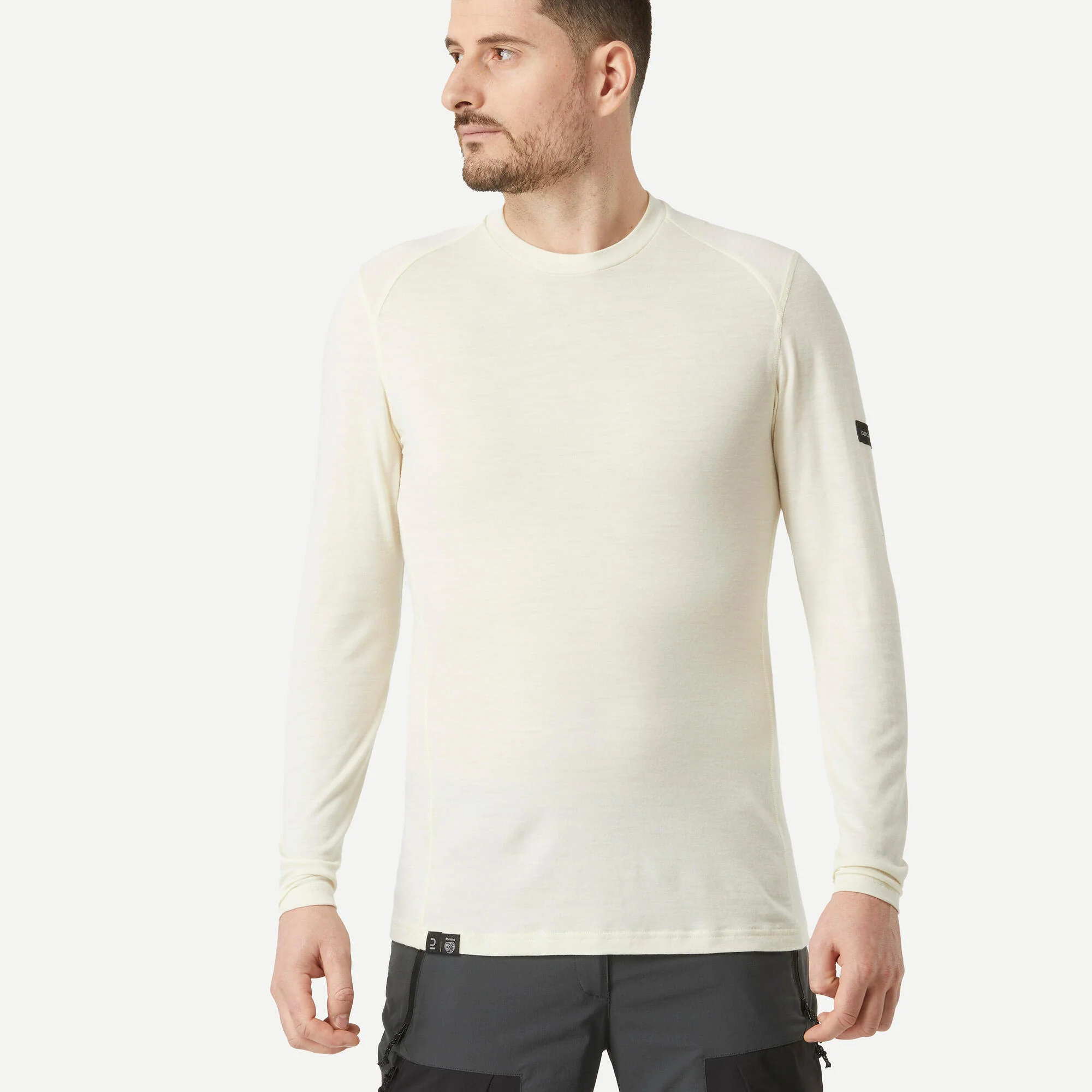 Forclaz Men's MT500 100% Merino Wool Long-sleeve Shirt