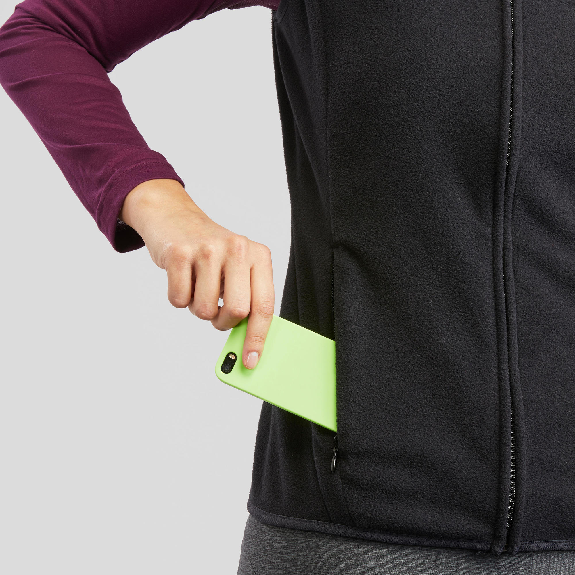 Quechua Women's MH120 Hiking Fleece Vest