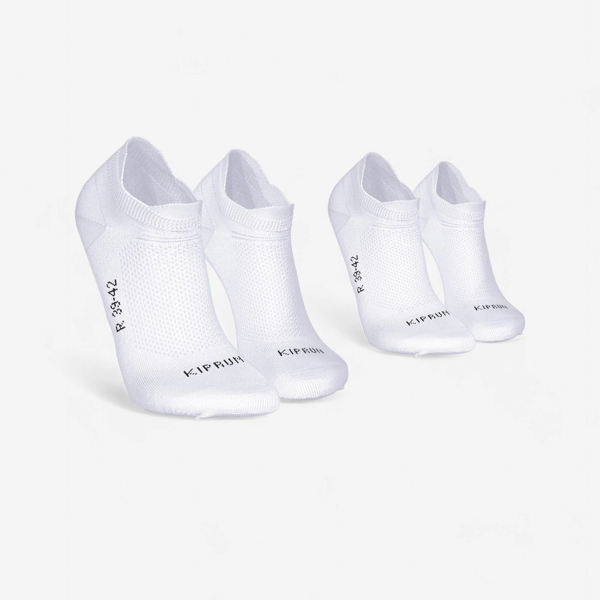 Kiprun Run 500 Thin No-Show Socks 2-Pack