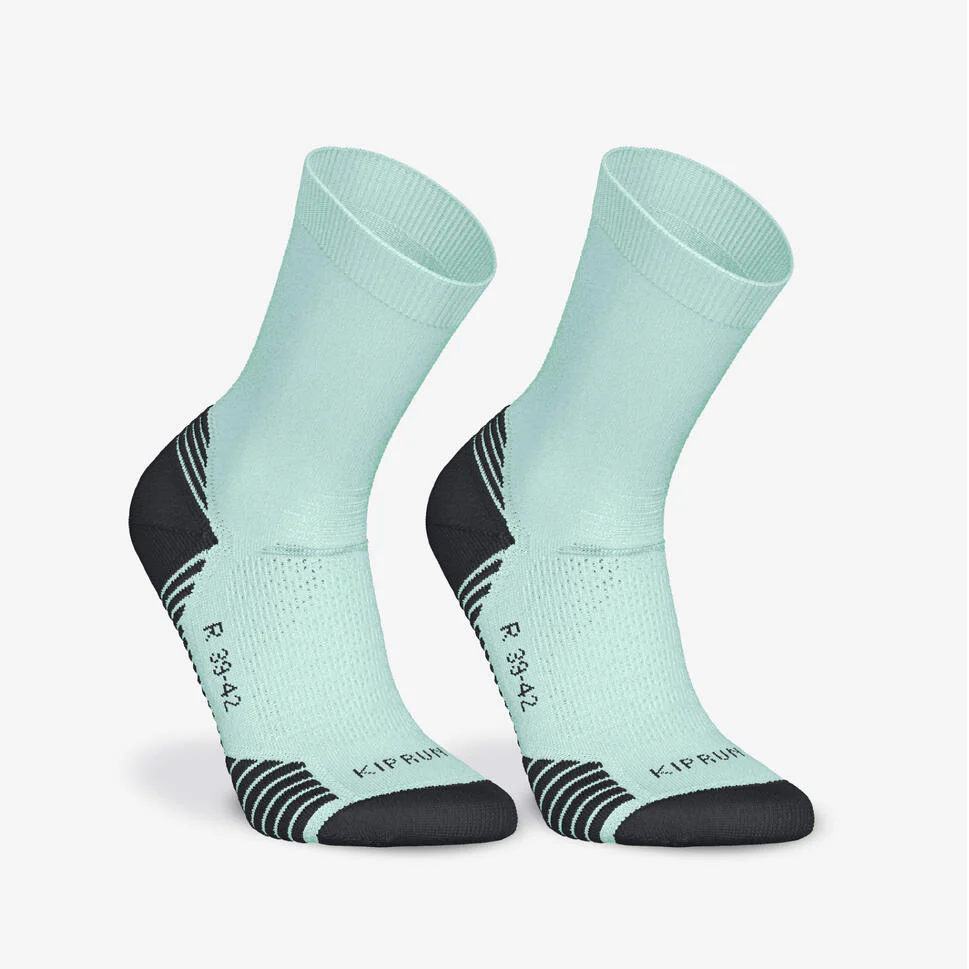 Kiprun Run 500 Thick Mid-Calf Socks 2-Pack