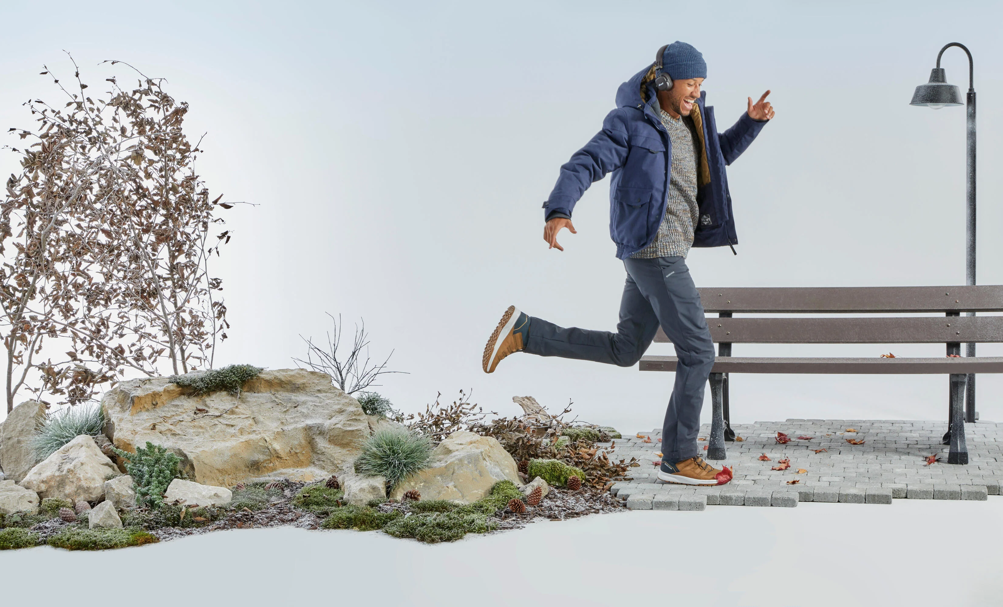 Quechua Men's SH100 X-Warm Waterproof Hiking Boots