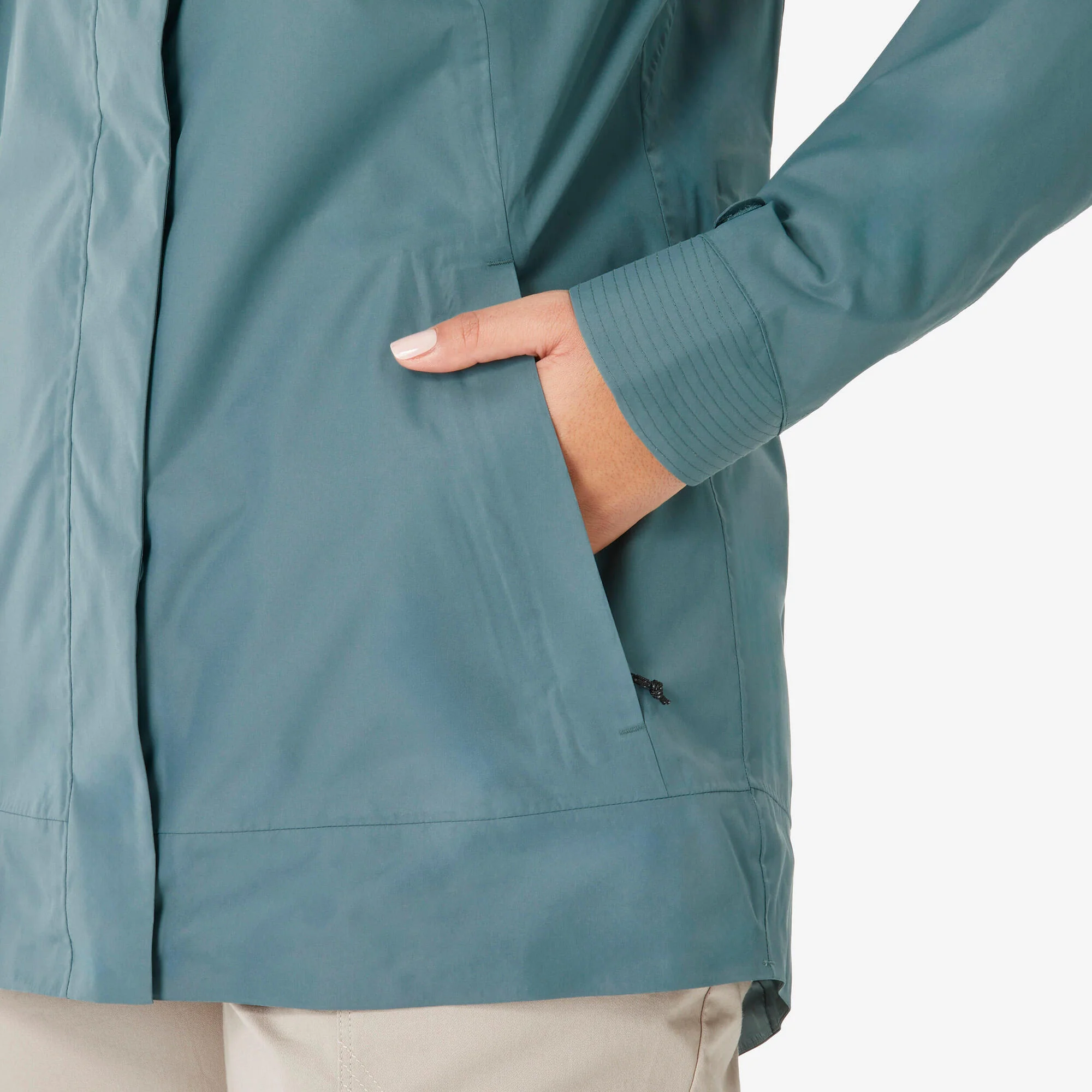 Quechua Women’s NH500 Waterproof Hiking Rain Jacket