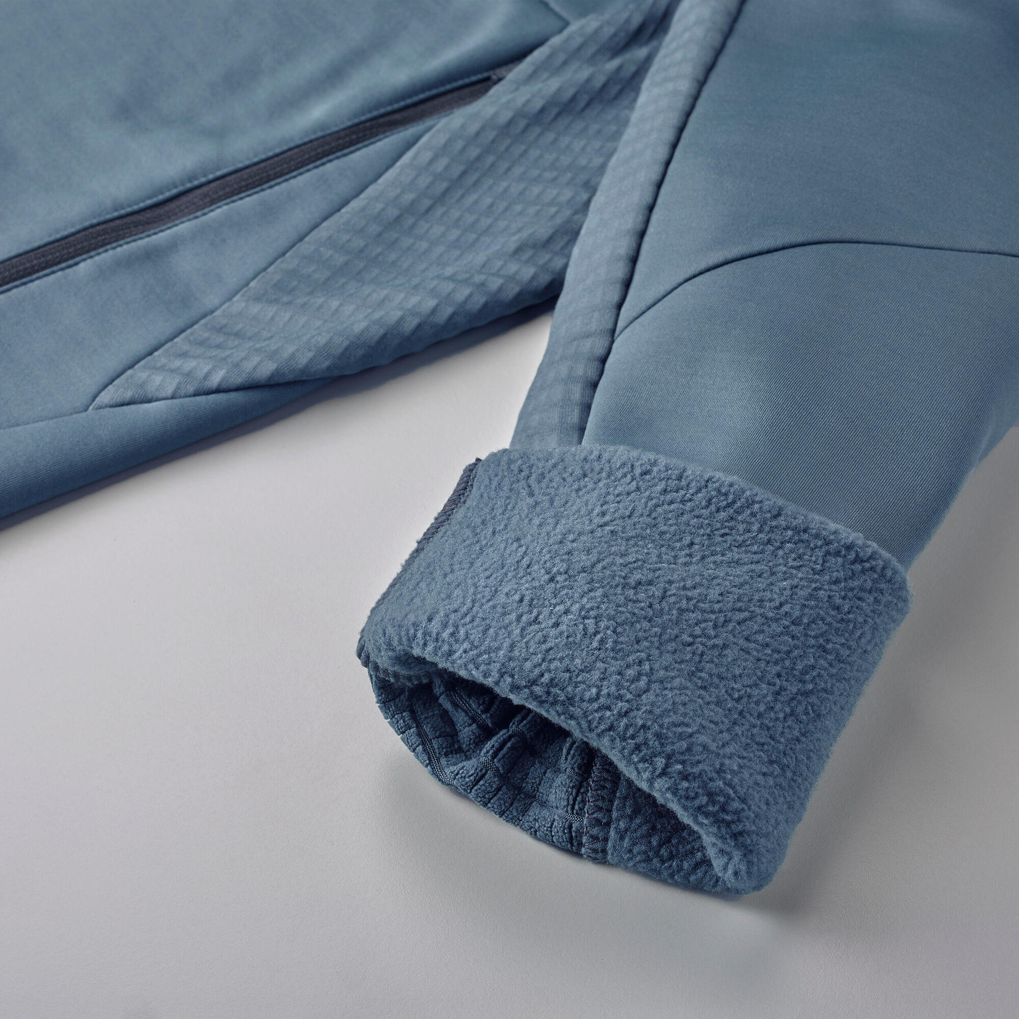 Quechua Men's MH520 Hood Hiking Fleece Jacket