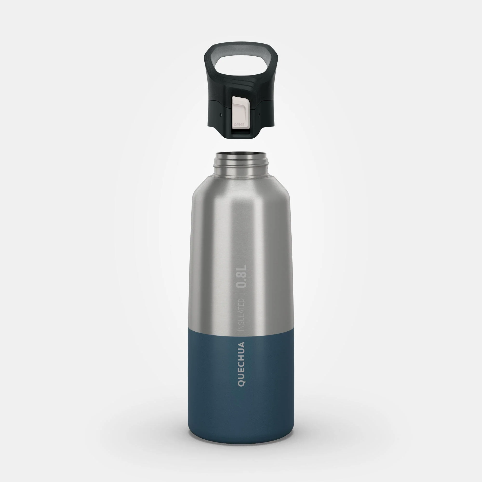 Quechua MH900 Double-Wall Insulated 800 ml Water Bottle