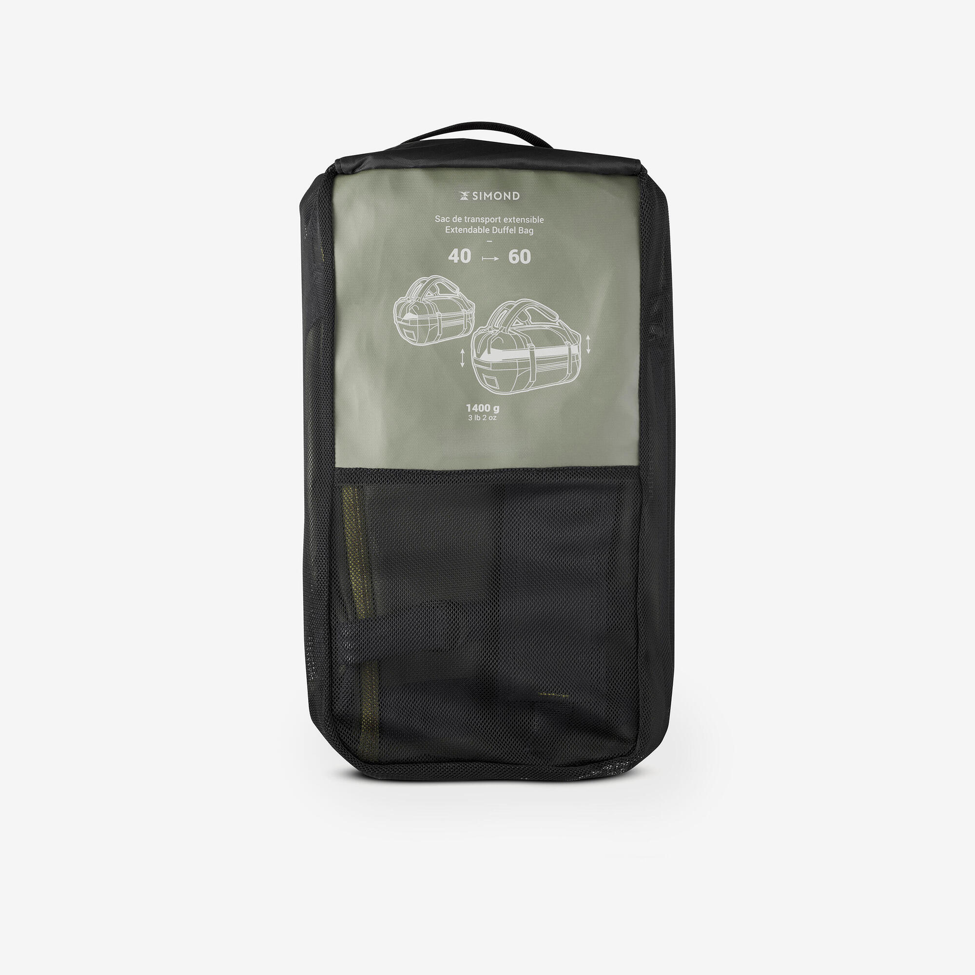 Simond 500 Extend 40-60 L Duffel Bag