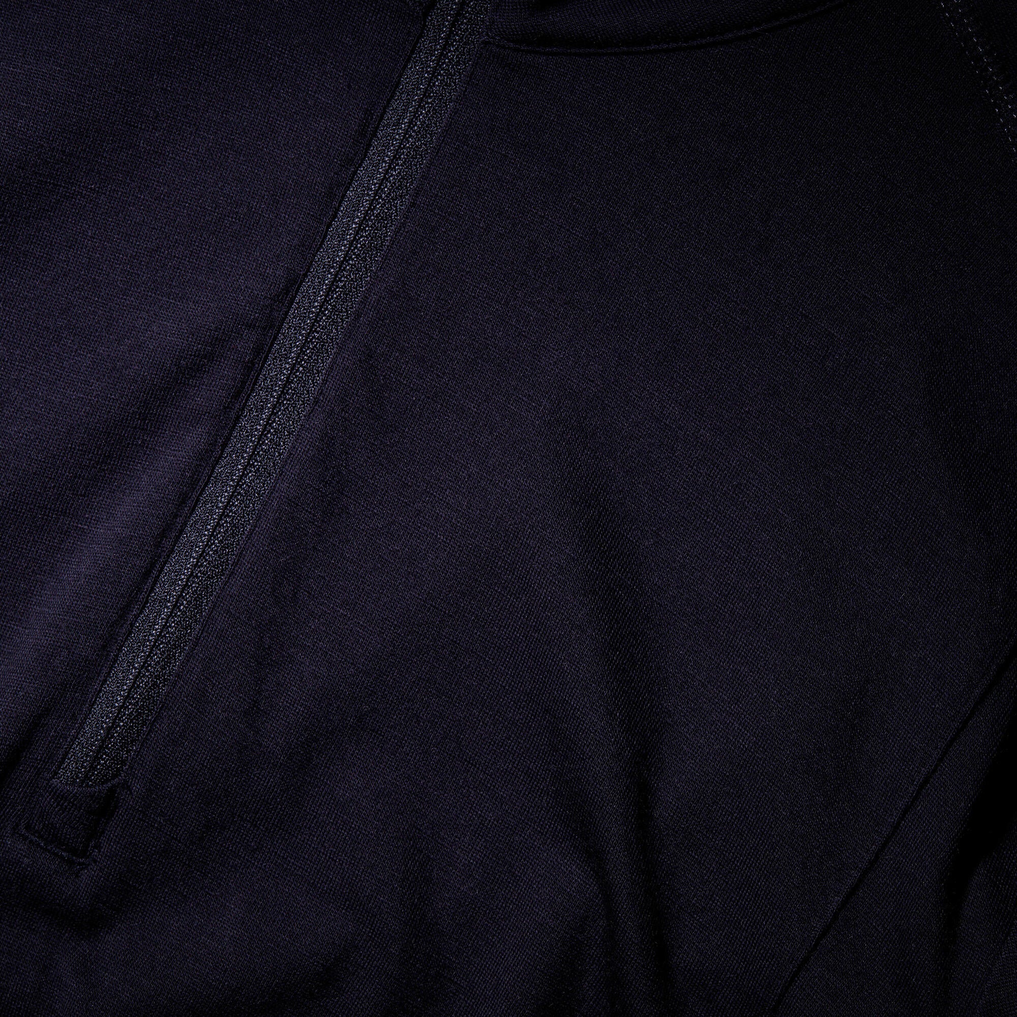 Simond Men's Mountain Backpacking Merino Wool Long-Sleeved T-Shirt with zip collar - MT500