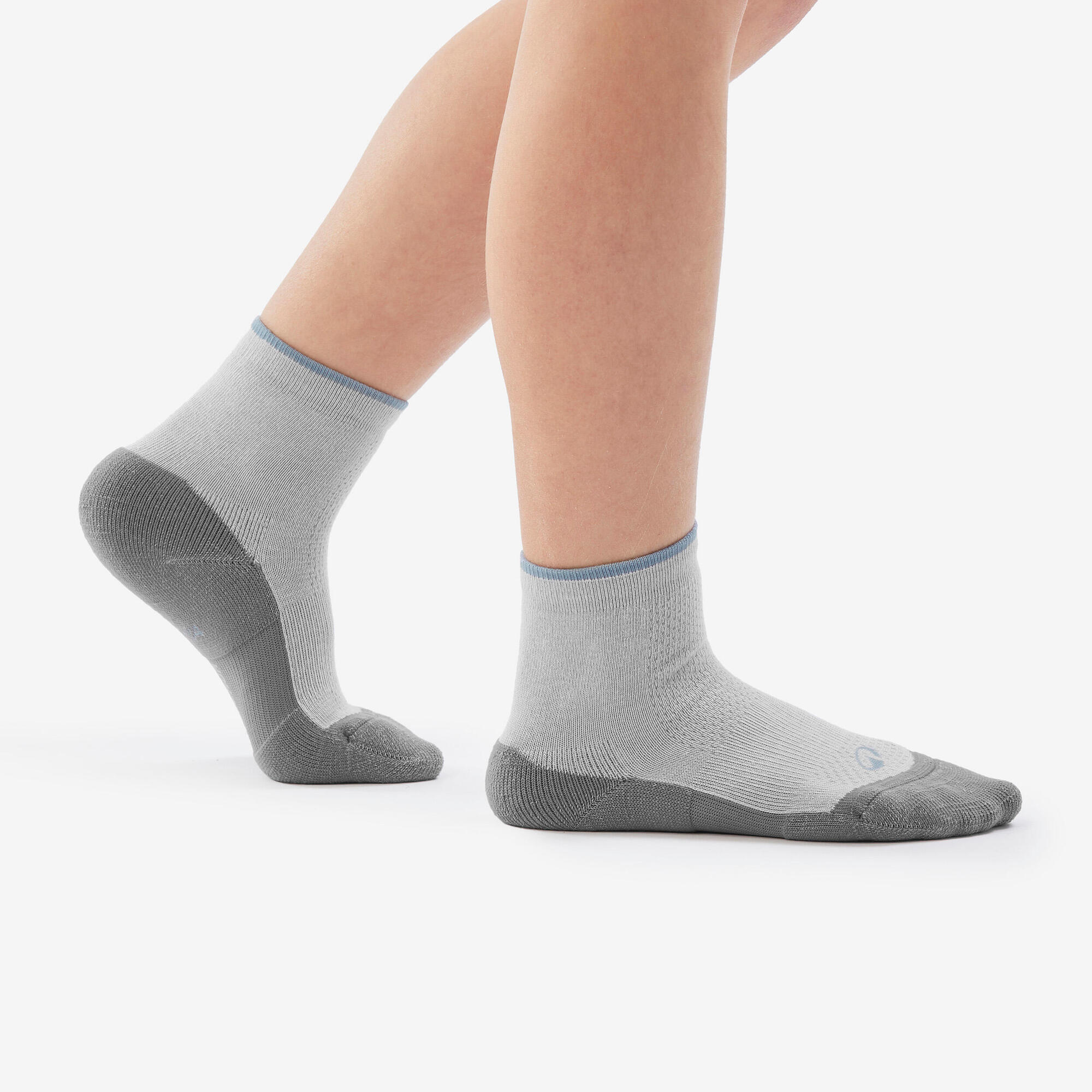 Quechua Kids' Hike 100 Hiking Socks 2-Pack