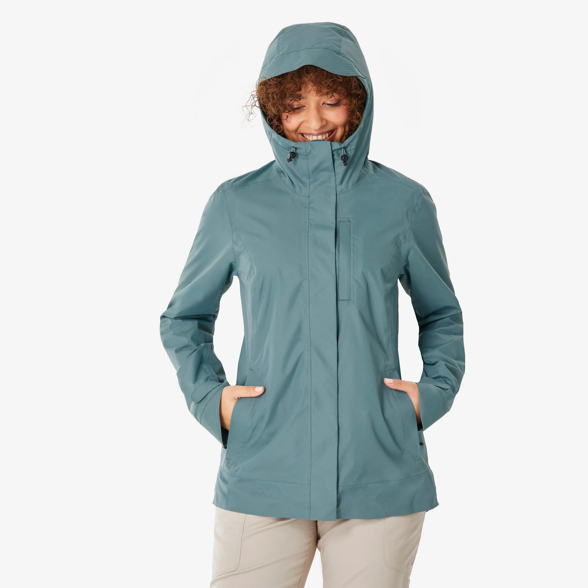 Quechua Women’s NH500 Waterproof Hiking Rain Jacket